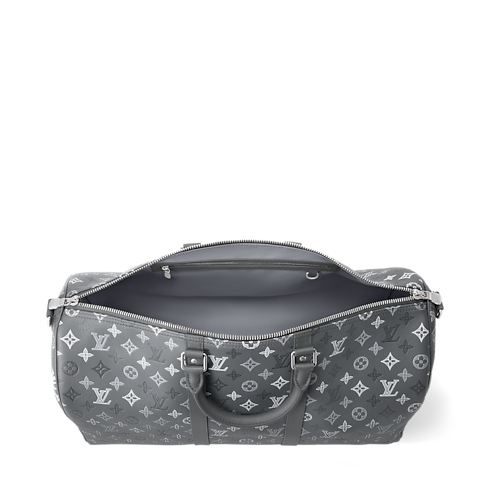 Keepall Bandoulière 50 Monogram Shadow Valigie e Viaggi Borse da Viaggio Tutte le Borse da Viaggio | LOUIS VUITTON (Zoom prodotto)