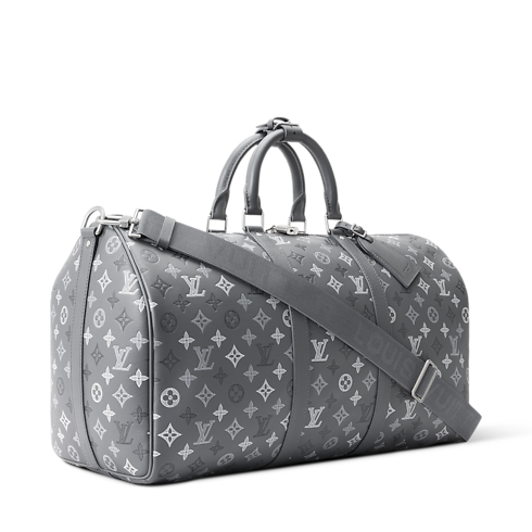 Keepall Bandoulière 50 Monogram Shadow Valigie e Viaggi Borse da Viaggio Tutte le Borse da Viaggio | LOUIS VUITTON (Zoom prodotto)