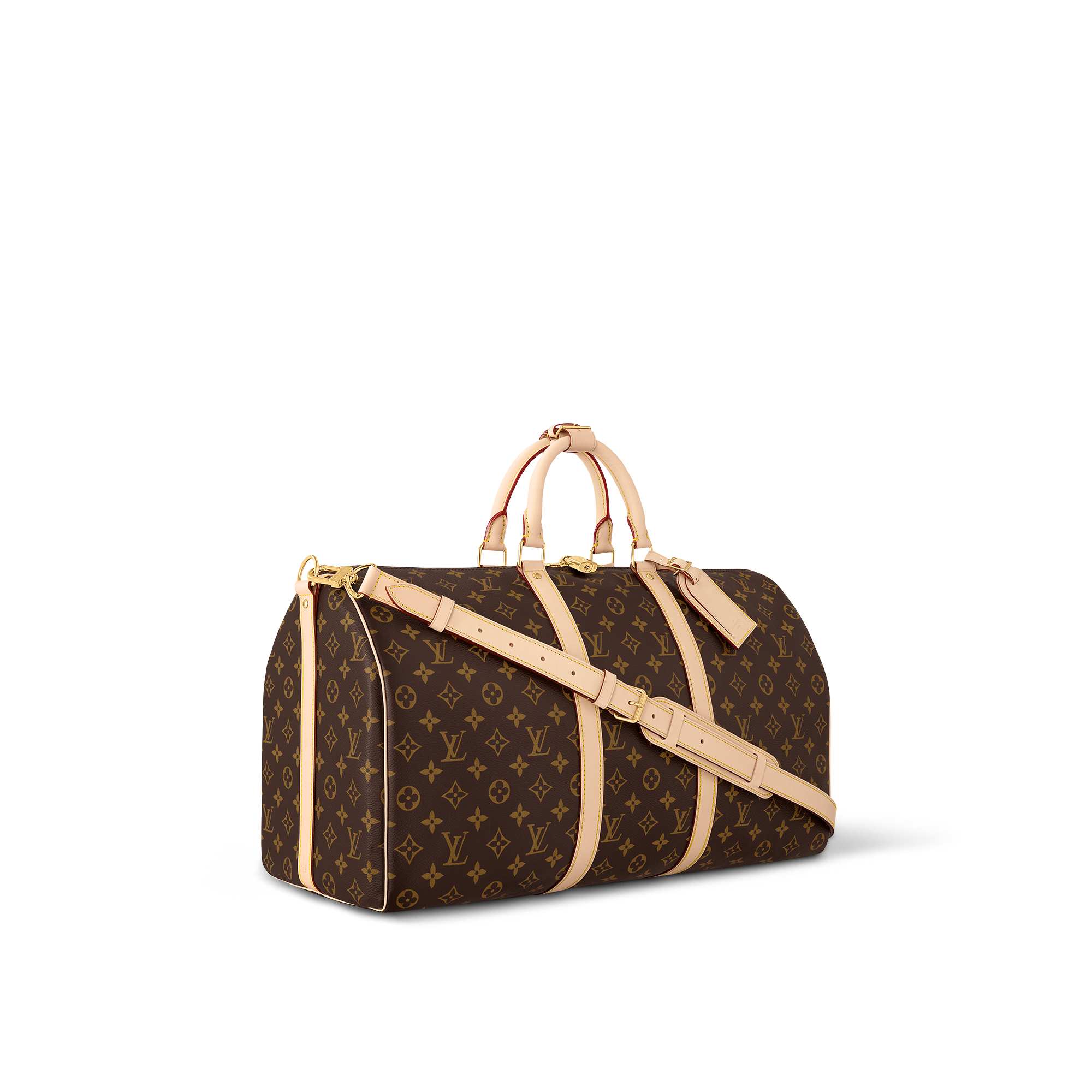 Keepall Bandoulière 50 Tela Monogram Borse e Piccola Pelletteria Borse Personalizzate } | LOUIS VUITTON (Zoom prodotto)