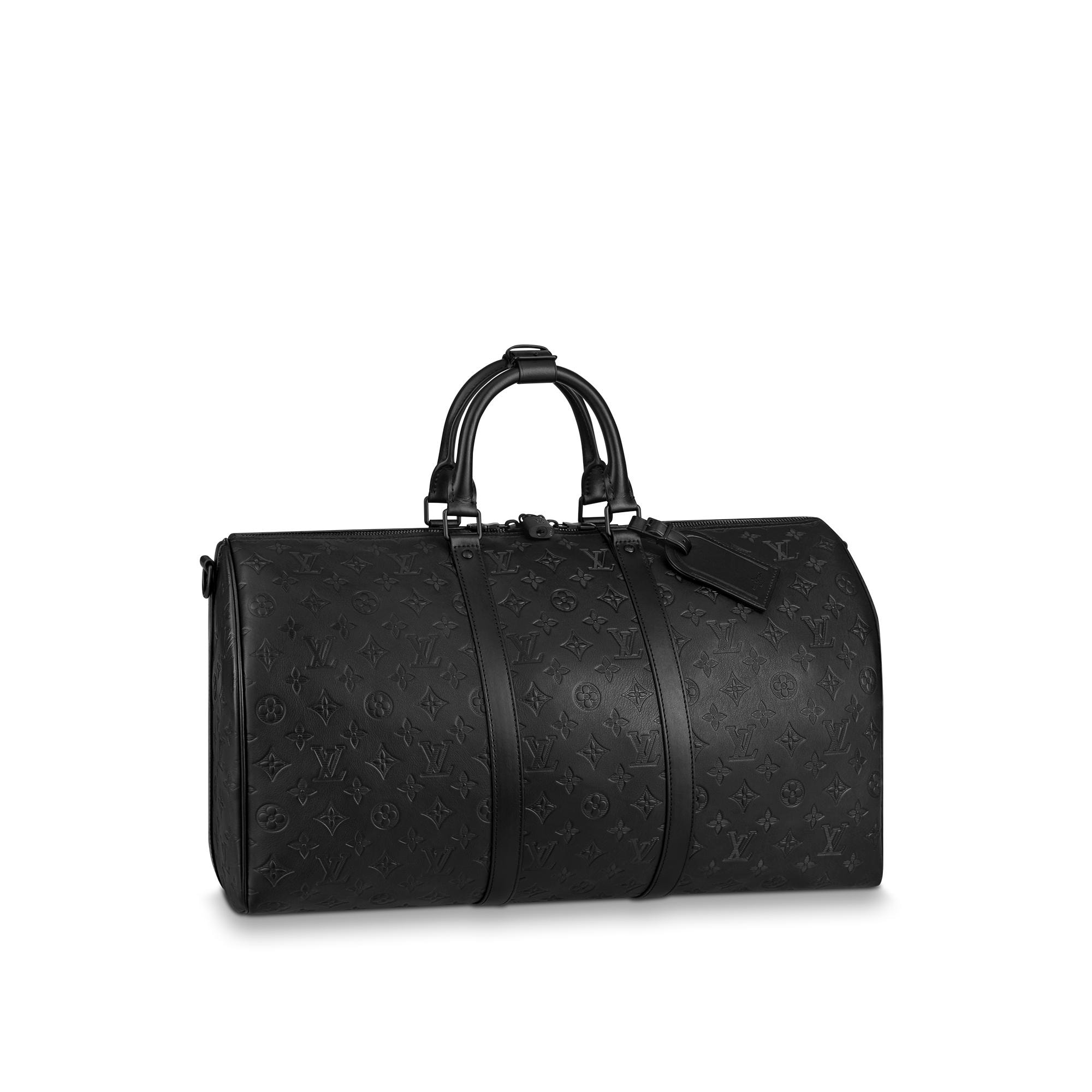 Keepall Bandoulière 50 Monogram Shadow Uomo Discontinued Product Obs 11 | LOUIS VUITTON (Zoom prodotto)