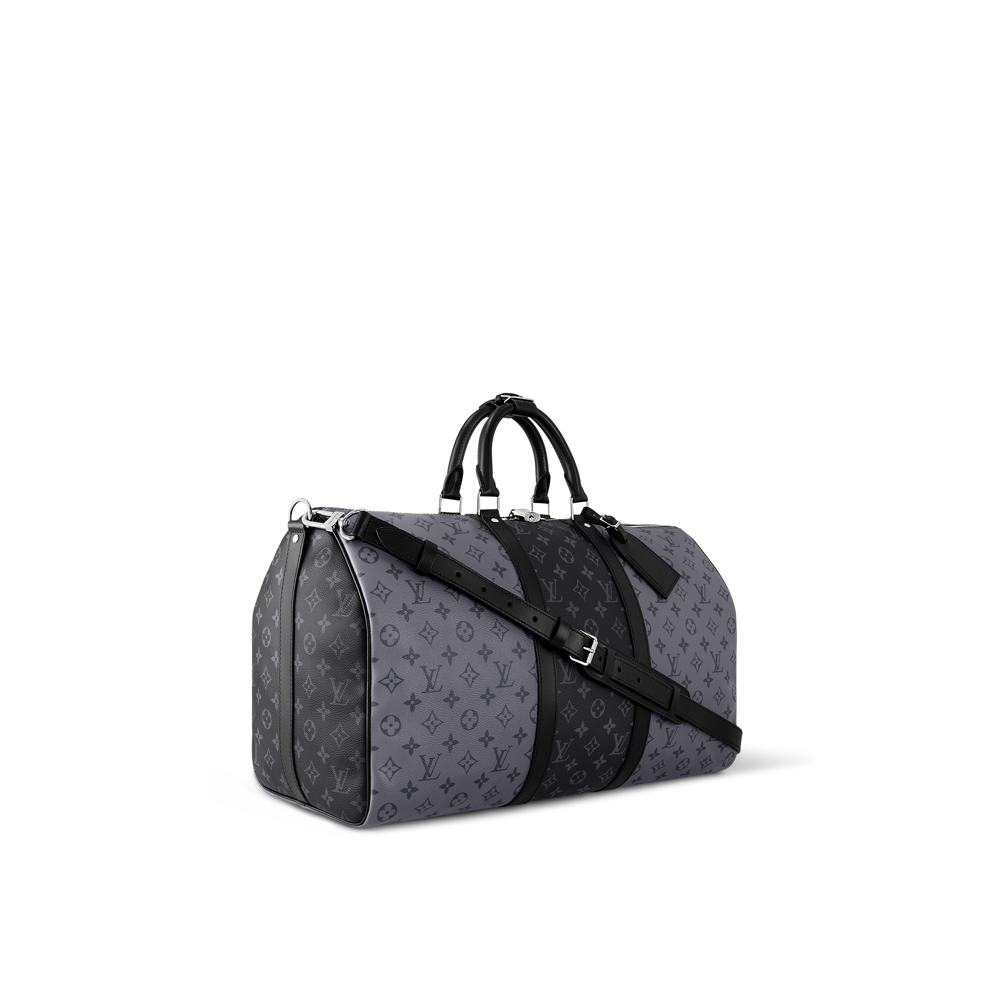 Keepall Bandoulière 50 Tela Monogram Eclipse Uomo Viaggio Borse da Viaggio | LOUIS VUITTON (Zoom prodotto)