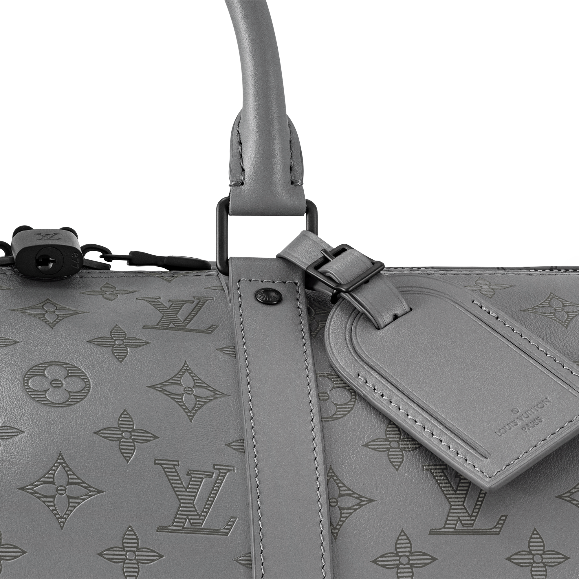 Keepall Bandoulière 50 Pelletteria Monogram Shadow Uomo Discontinued Product Obs 11 | LOUIS VUITTON (Zoom prodotto)