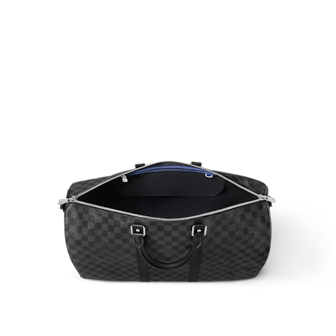 Keepall Bandoulière 50 Tela Damier Graphite Borse e Piccola Pelletteria Borse da Uomo Novità | LOUIS VUITTON (Zoom prodotto)
