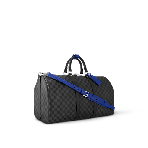 Keepall Bandoulière 50 Tela Damier Graphite Borse e Piccola Pelletteria Borse da Uomo Novità | LOUIS VUITTON (Zoom prodotto)