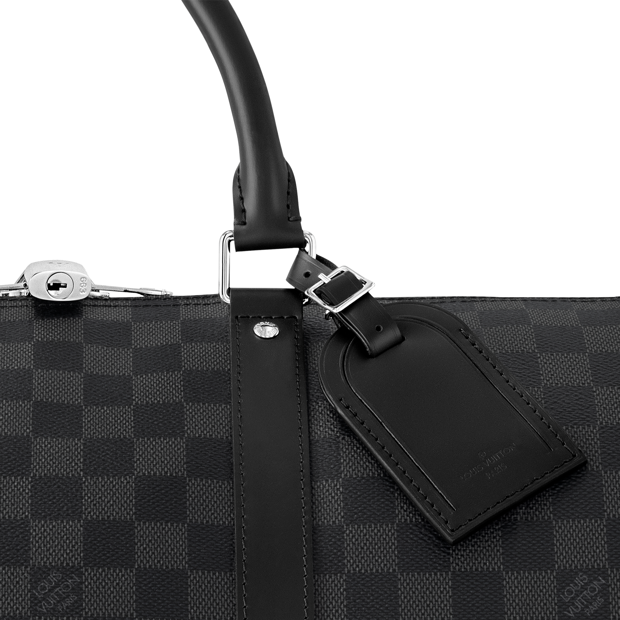 Keepall Bandoulière 55 Tela Damier Graphite Uomo Viaggio Borse da Viaggio | LOUIS VUITTON (Zoom prodotto)