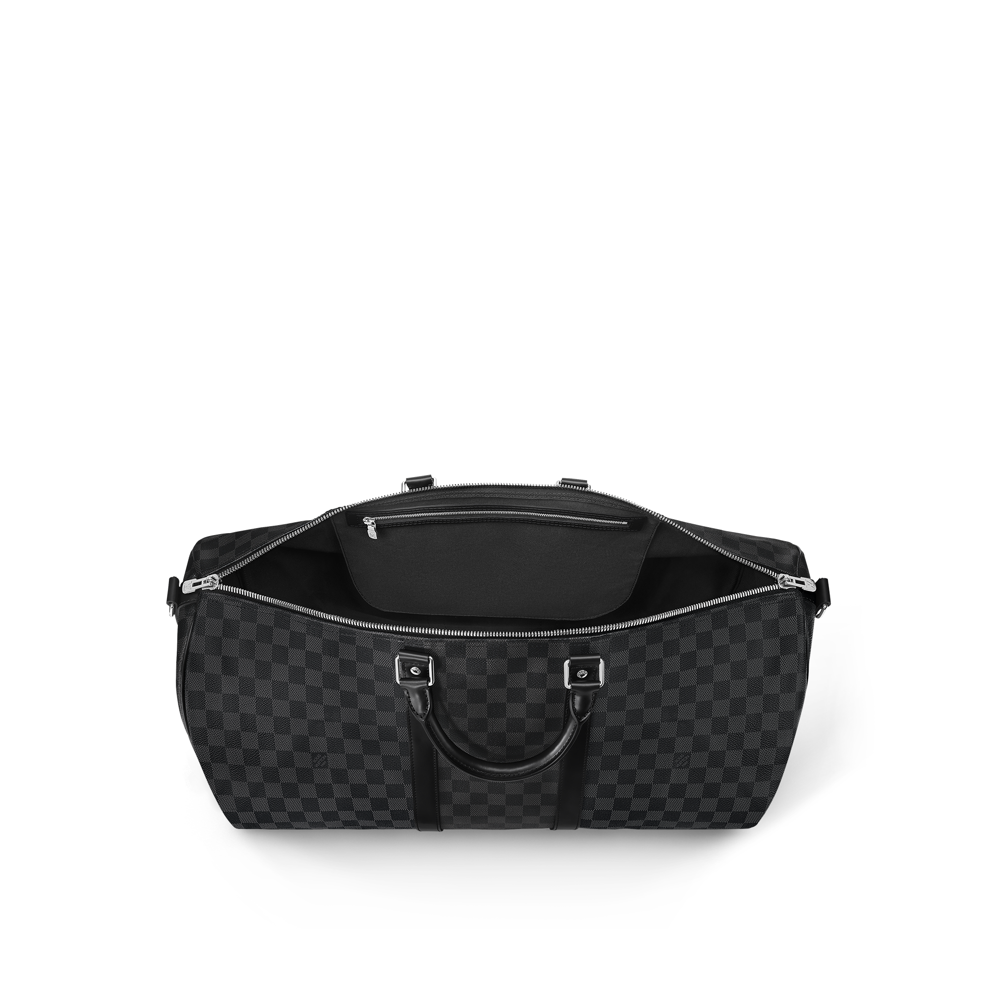Keepall Bandoulière 55 Tela Damier Graphite Uomo Viaggio Borse da Viaggio | LOUIS VUITTON (Zoom prodotto)