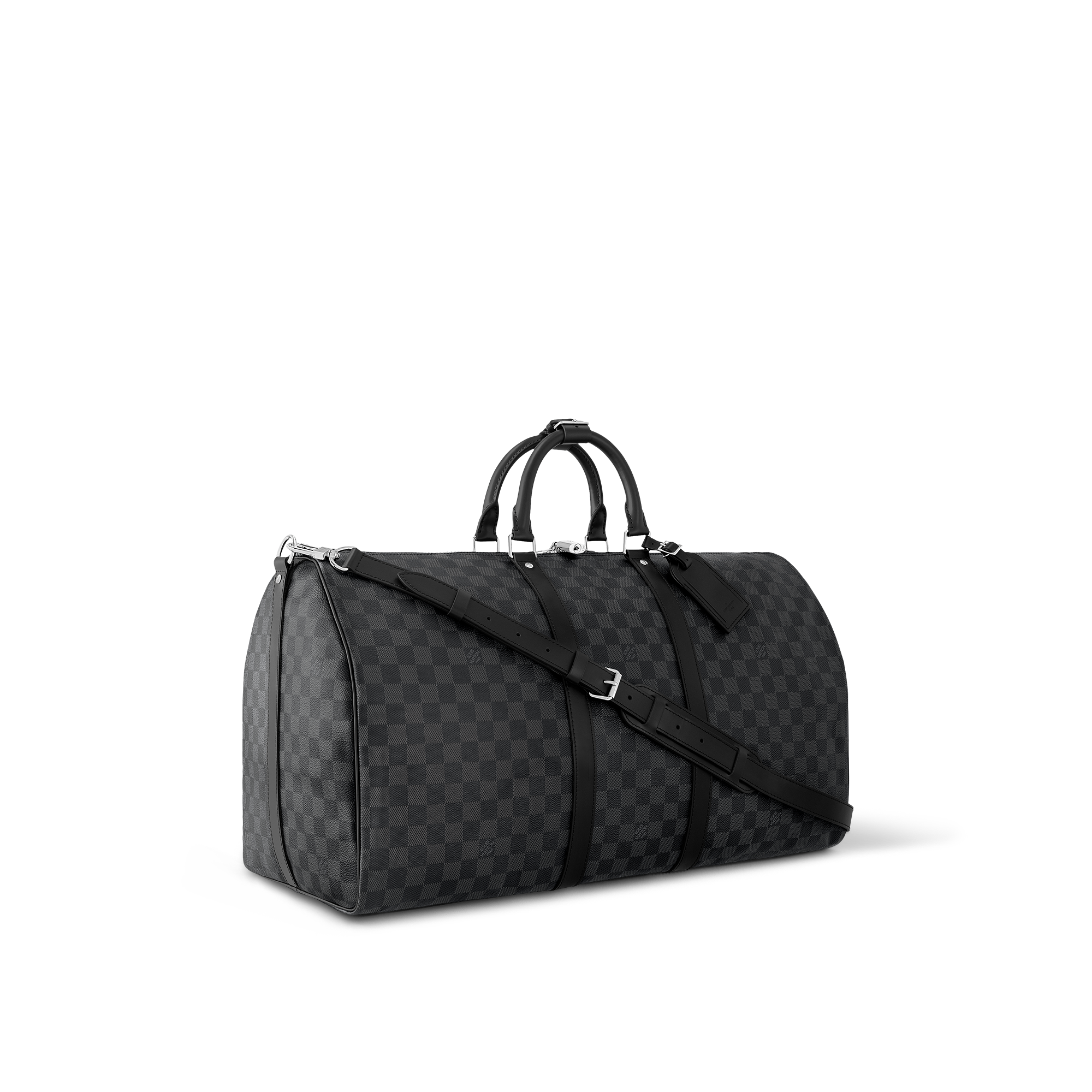 Keepall Bandoulière 55 Tela Damier Graphite Uomo Viaggio Borse da Viaggio | LOUIS VUITTON (Zoom prodotto)