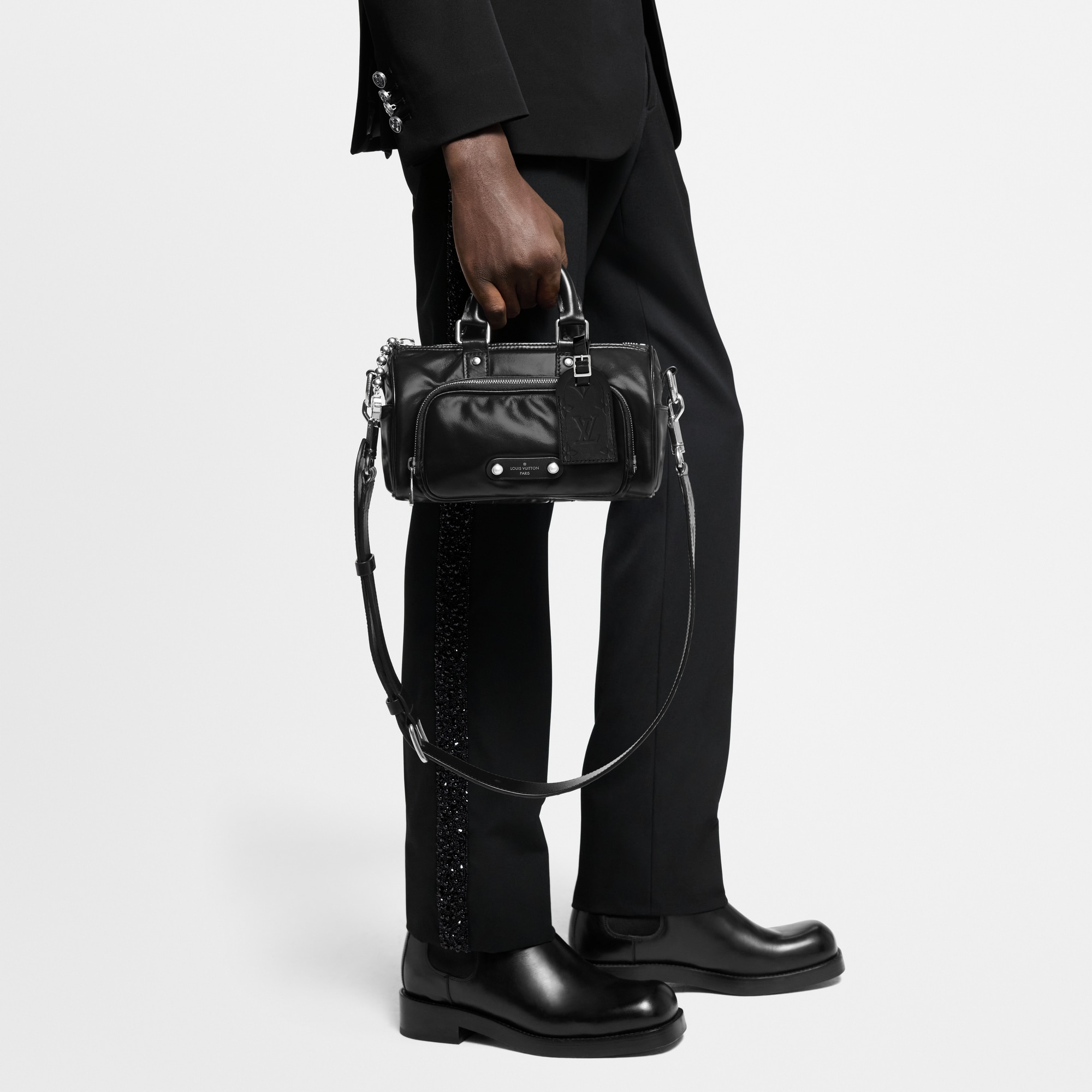 Keepall Cargo Bandoulière 25 H35 Borse e Piccola Pelletteria Borse da Uomo LV Icons | LOUIS VUITTON (Zoom prodotto)