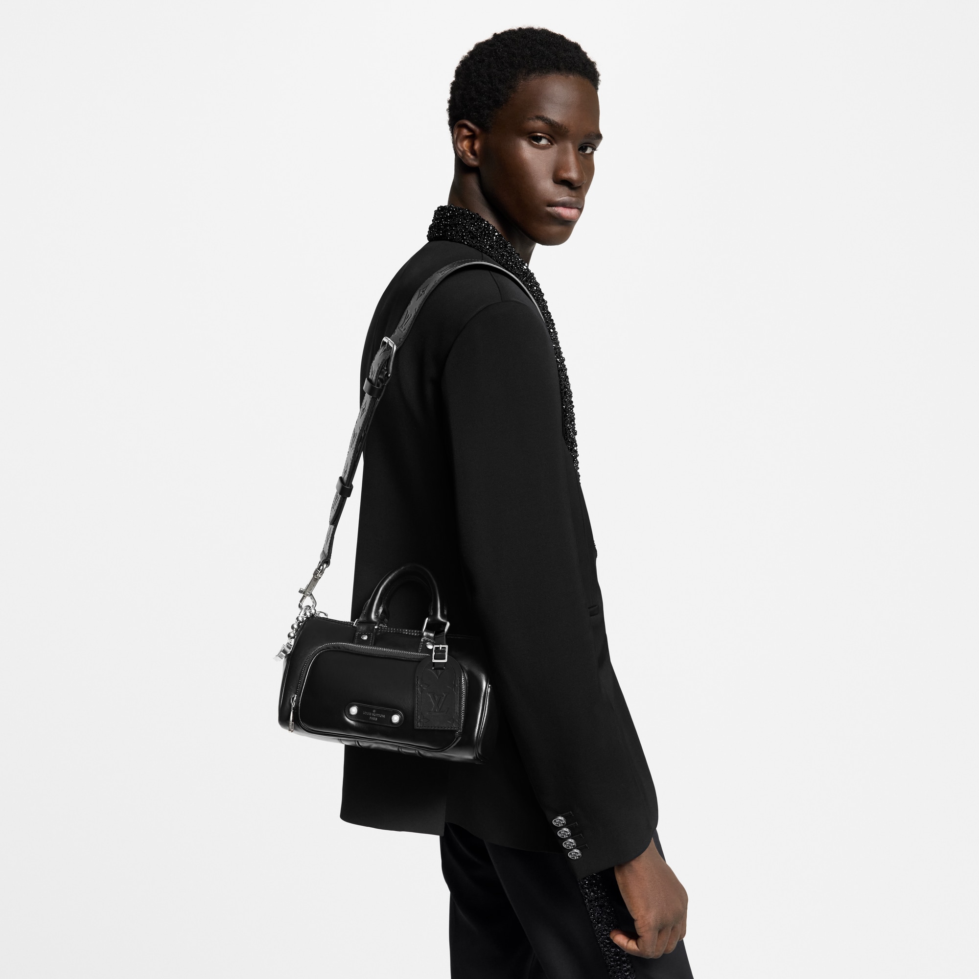 Keepall Cargo Bandoulière 25 H35 Borse e Piccola Pelletteria Borse da Uomo LV Icons | LOUIS VUITTON (Zoom prodotto)