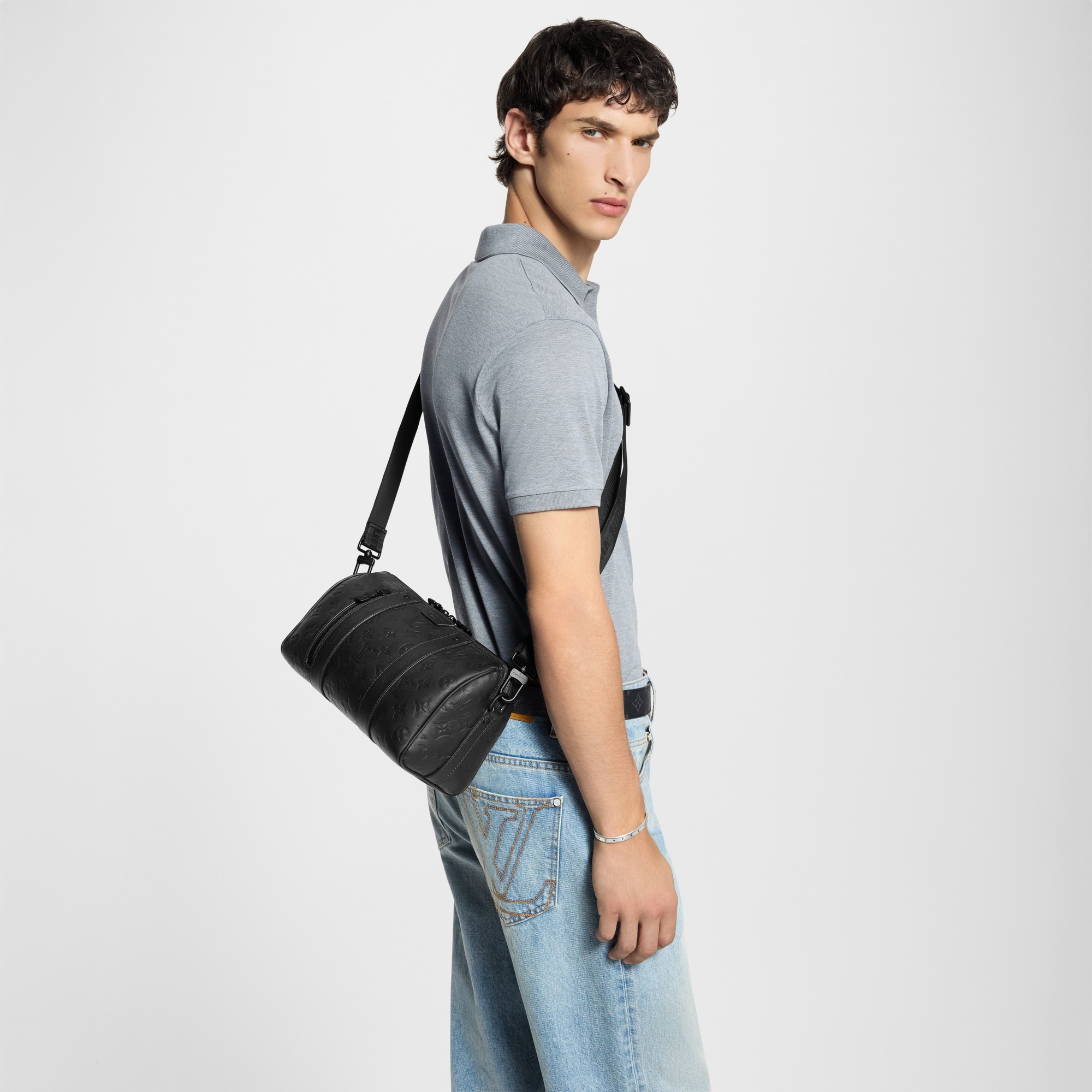 Keepall City Monogram Shadow Borse e Piccola Pelletteria Borse da Uomo LV Icons | LOUIS VUITTON (Zoom prodotto)