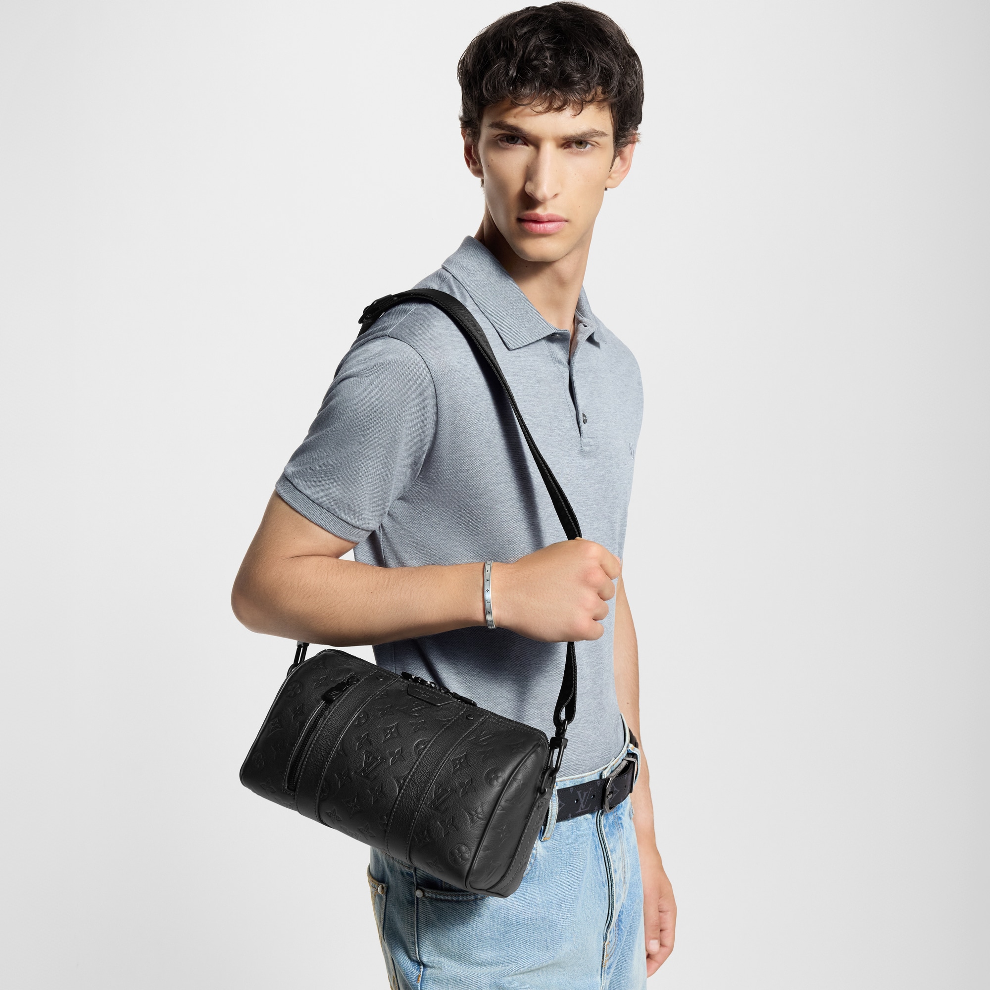 Keepall City Monogram Shadow Borse e Piccola Pelletteria Borse da Uomo LV Icons | LOUIS VUITTON (Zoom prodotto)