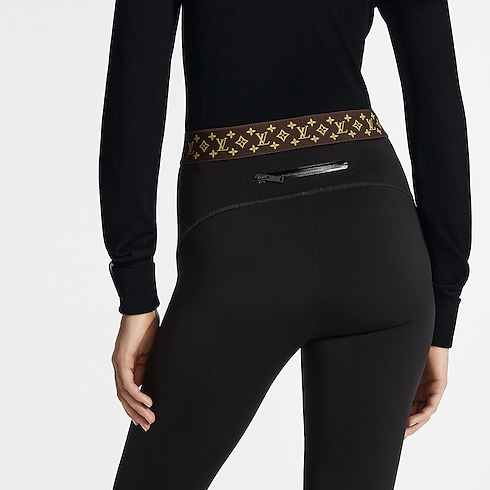 Leggings con cintura elastica Monogram Donna Abbigliamento Pantaloni | LOUIS VUITTON (Zoom prodotto)