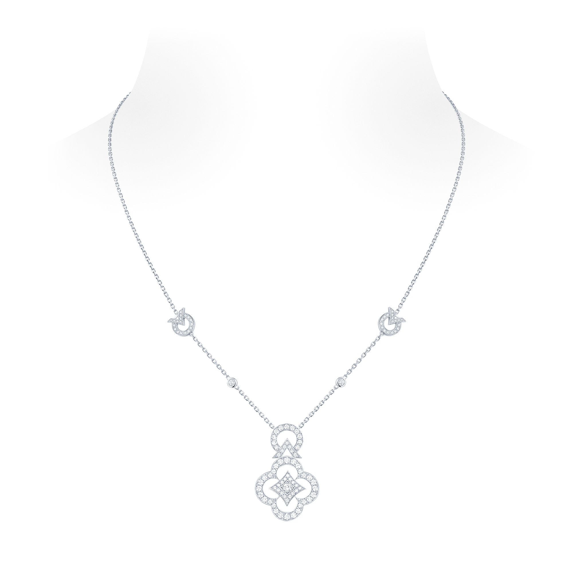 Les Ardentes Sautoir, White Gold And Diamonds  Gioielli Categorie Tutta la Gioielleria | LOUIS VUITTON (Zoom prodotto)