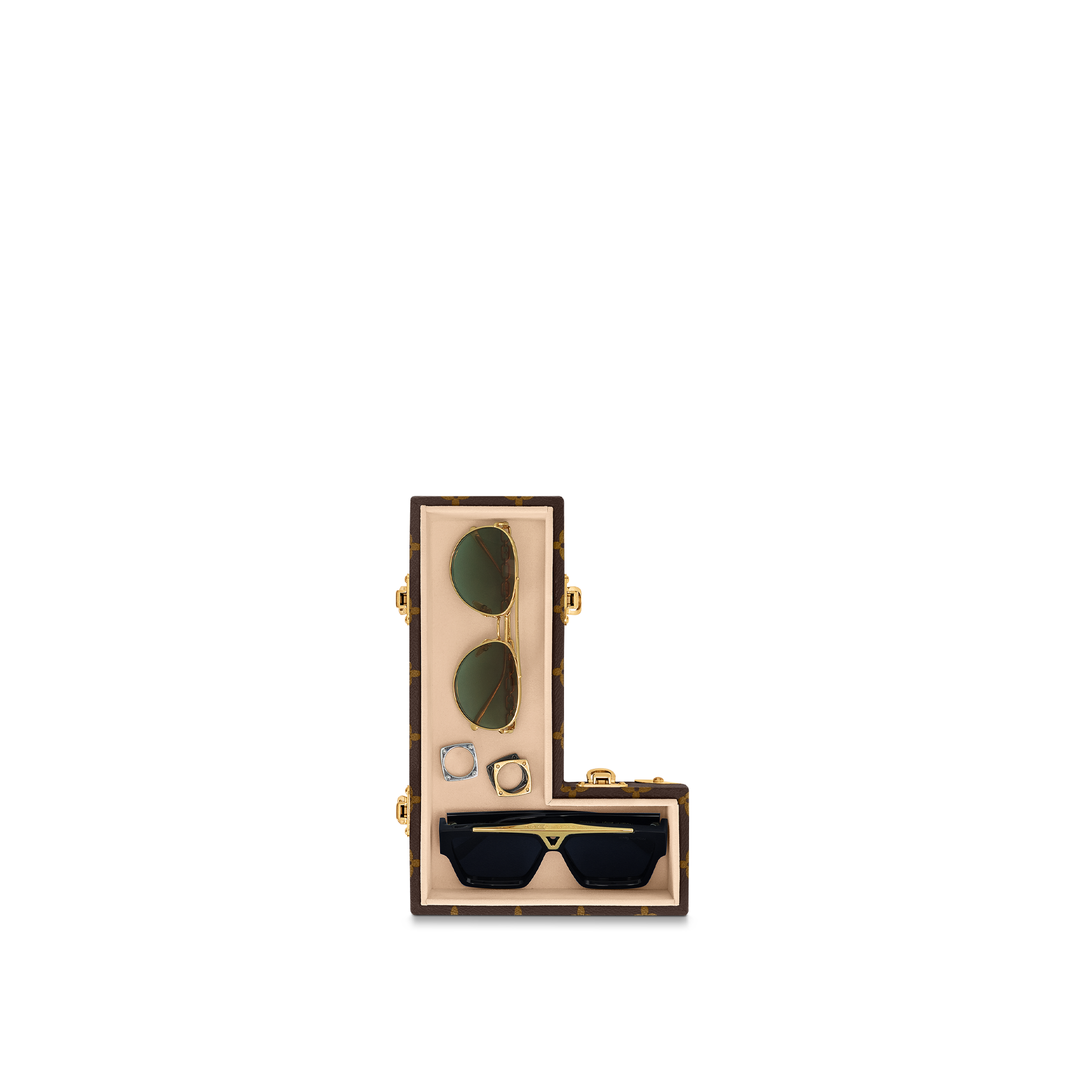 Letter Trunk L Tela Monogram Les Extraordinaires Bauli Letter Trunks  | LOUIS VUITTON (Zoom prodotto)