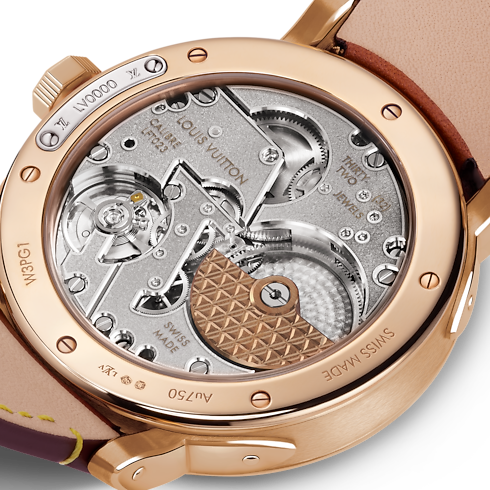Louis Vuitton Escale, orologio automatico, 39 mm, oro rosa Orologi Tutti gli orologi } | LOUIS VUITTON (Zoom prodotto)