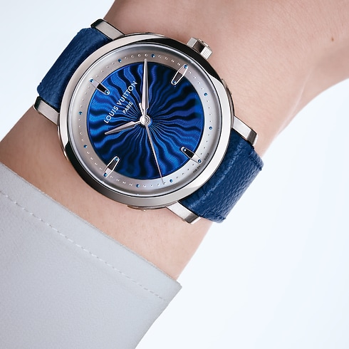 Louis Vuitton Escale, orologio automatico, 39 mm, platino Orologi Tutti gli orologi } | LOUIS VUITTON (Zoom prodotto)