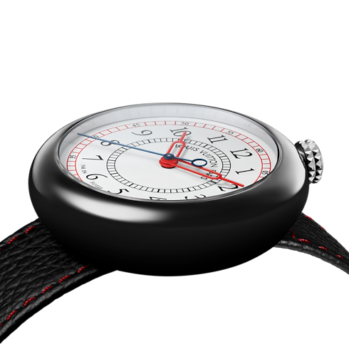 Louis Vuitton Monterey, orologio automatico, 37 mm, ceramica e acciaio Orologi Tutti gli orologi } | LOUIS VUITTON (Zoom prodotto)