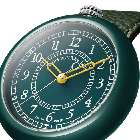 Louis Vuitton Monterey, orologio automatico, 37 mm, ceramica e acciaio Orologi Tutti gli orologi } | LOUIS VUITTON (Zoom prodotto)