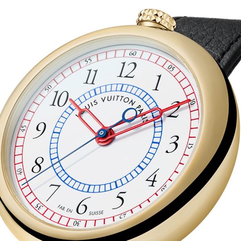 Louis Vuitton Monterey, orologio automatico, 39 mm, oro giallo Orologi Tutti gli orologi } | LOUIS VUITTON (Zoom prodotto)