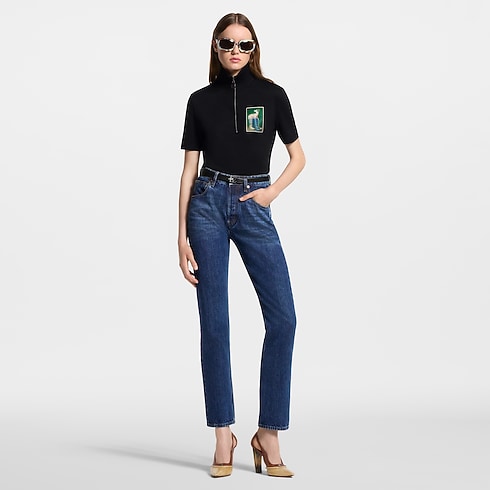Louis Vuitton x Nazar Top con zip worn view