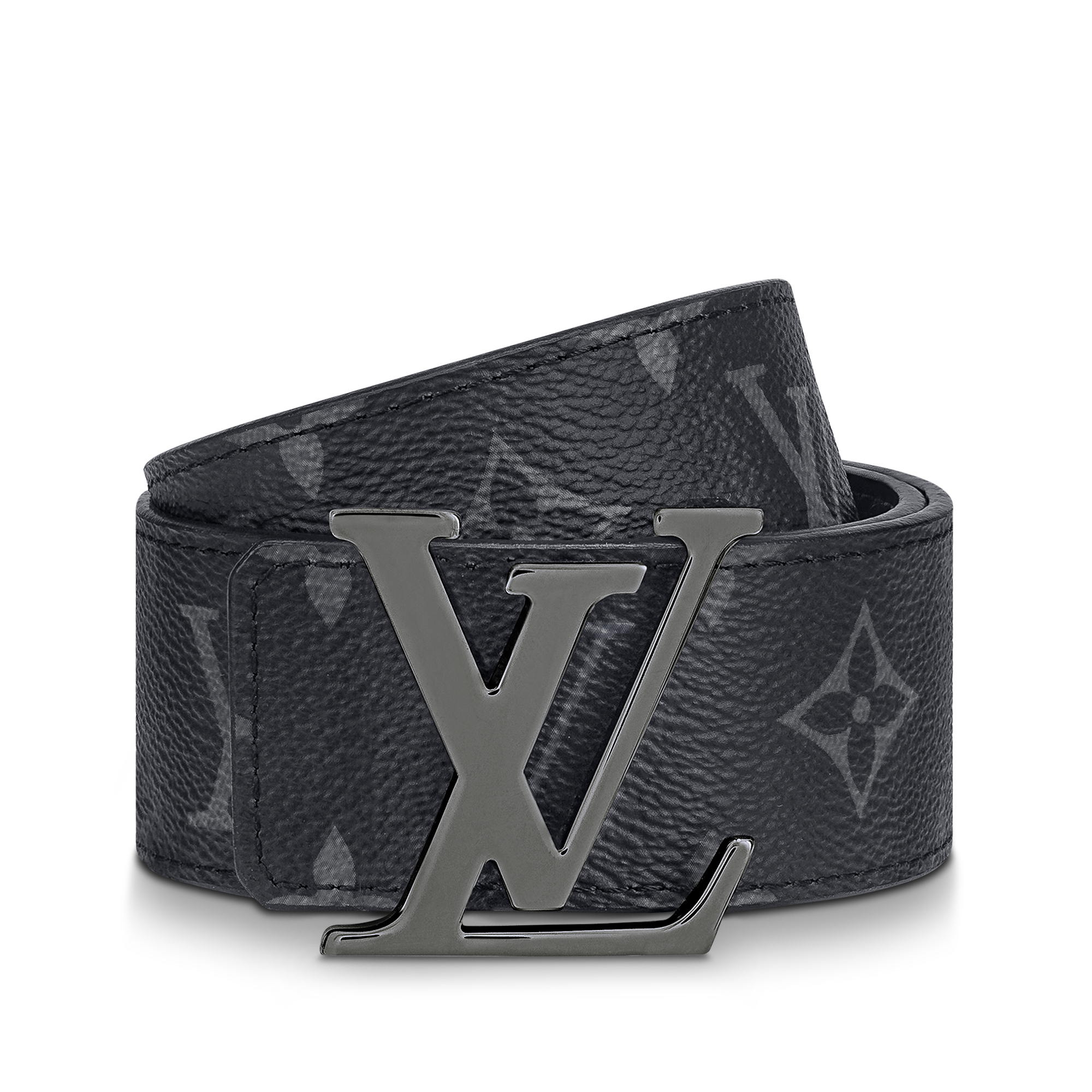 LV Initiales 40MM reversibile Tela Monogram Eclipse Uomo Accessori Cinture | LOUIS VUITTON (Zoom prodotto)