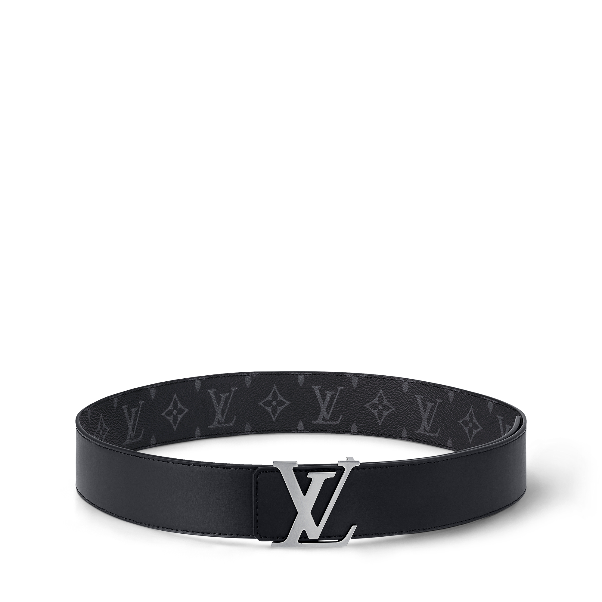 LV Initiales 40MM reversibile Tela Monogram Eclipse Uomo Accessori Cinture | LOUIS VUITTON (Zoom prodotto)