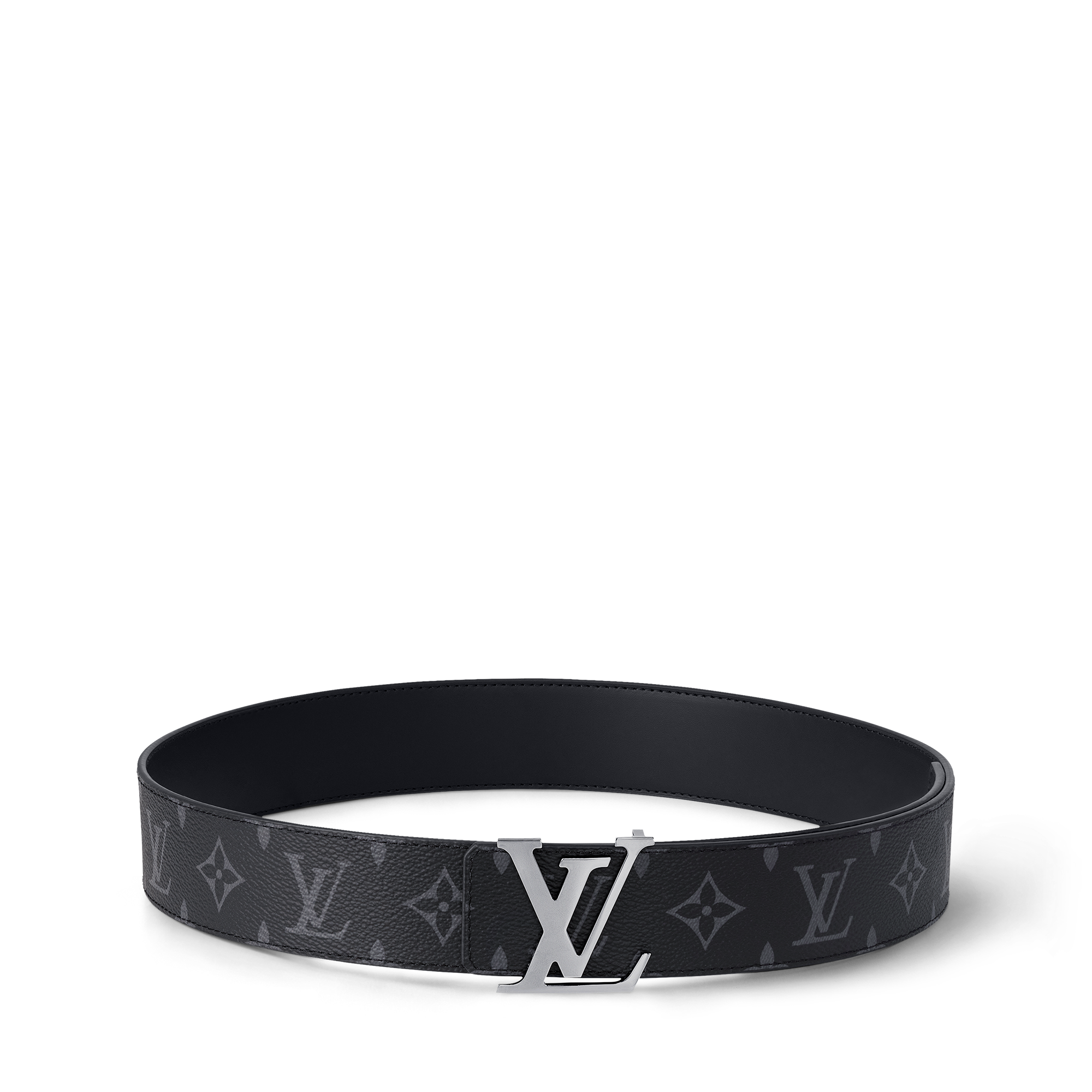 LV Initiales 40MM reversibile Tela Monogram Eclipse Uomo Accessori Cinture | LOUIS VUITTON (Zoom prodotto)