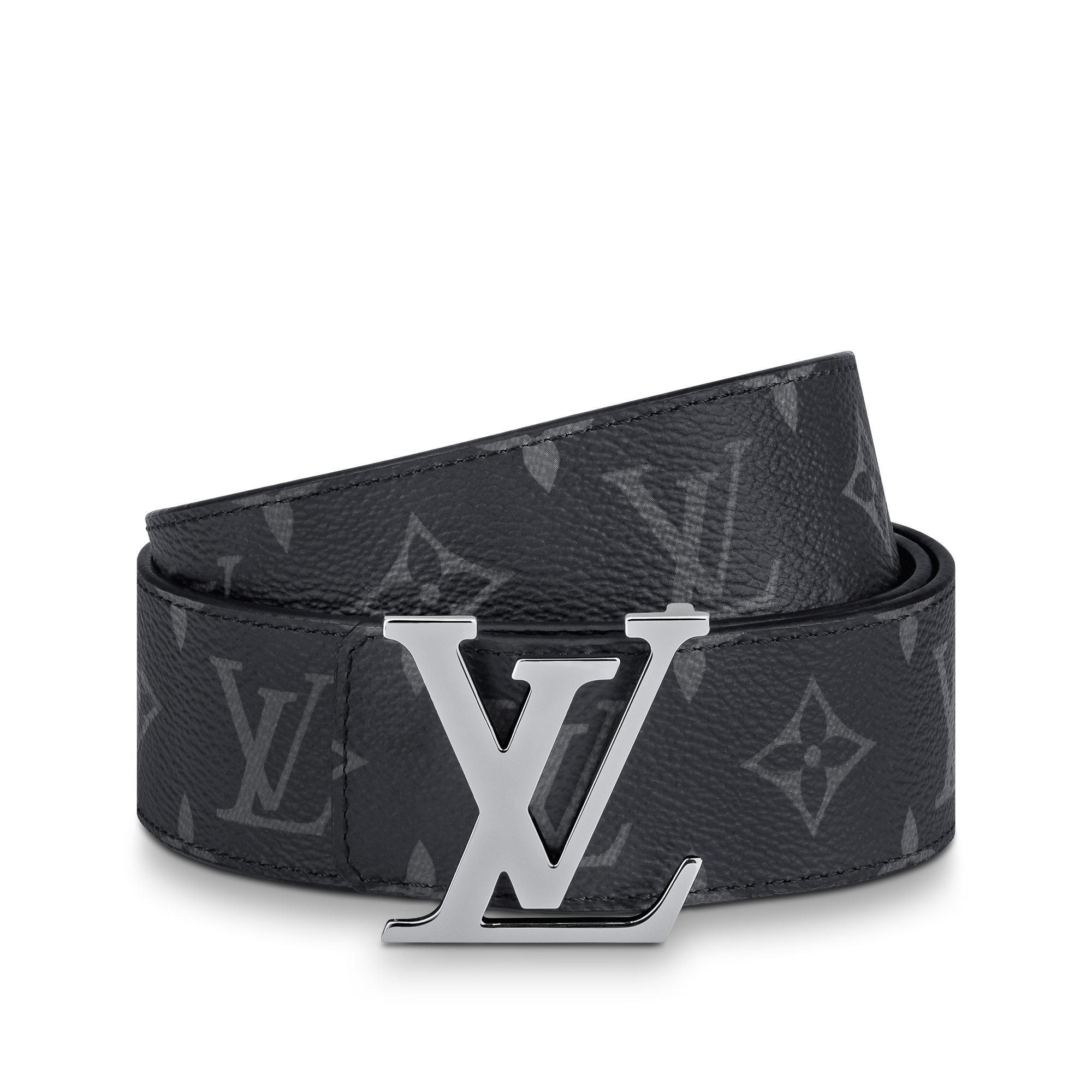 LV Initiales 40MM reversibile Tela Monogram Eclipse Uomo Accessori Cinture | LOUIS VUITTON (Zoom prodotto)