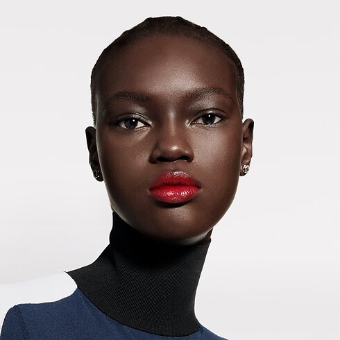 LV Rouge - Ricarica rossetto satinato Profumi e Beauty Labbra } | LOUIS VUITTON (Zoom prodotto)