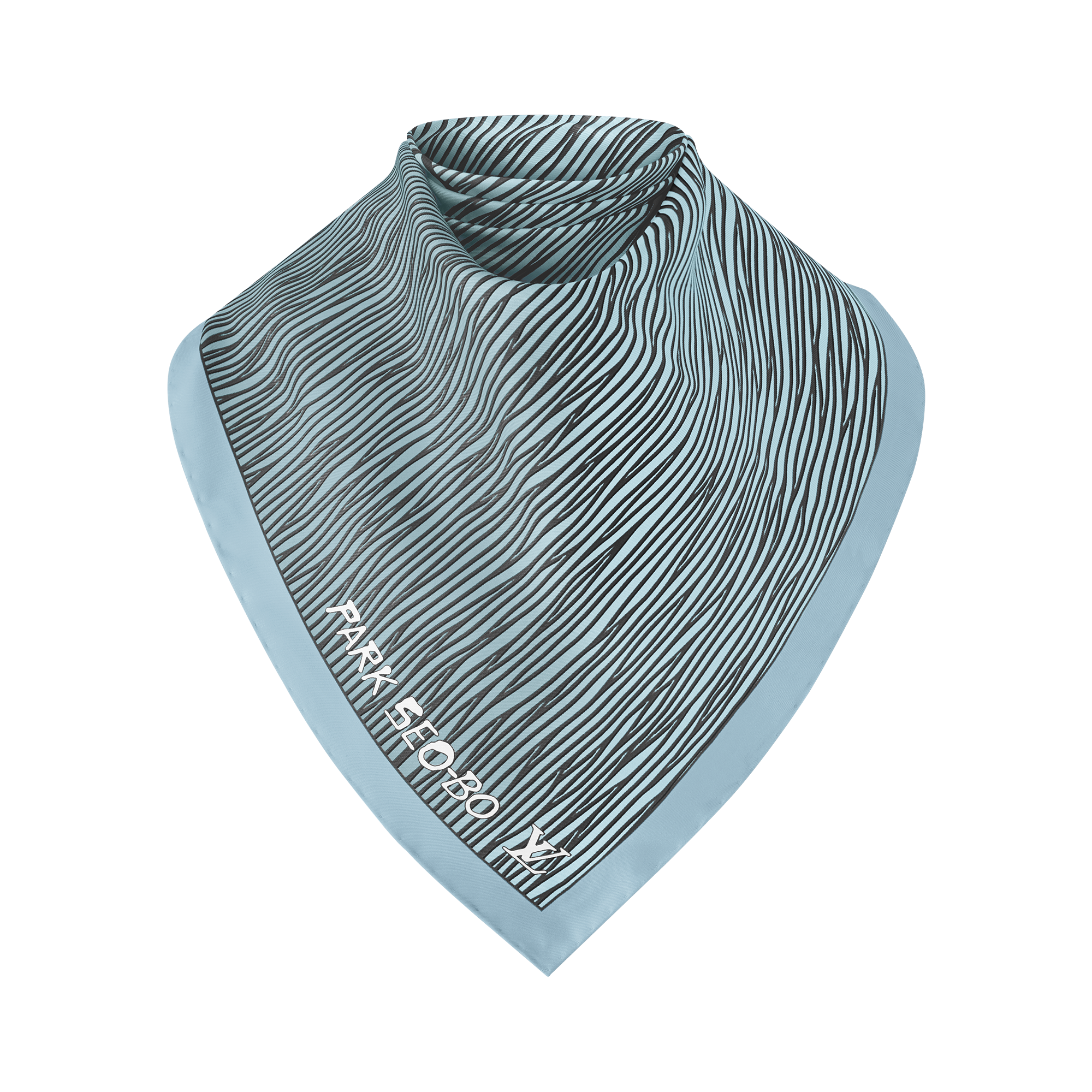 LV x Park Seo-Bo Foulard in seta S00 Regali Chuseok Gift Guide } | LOUIS VUITTON (Zoom prodotto)