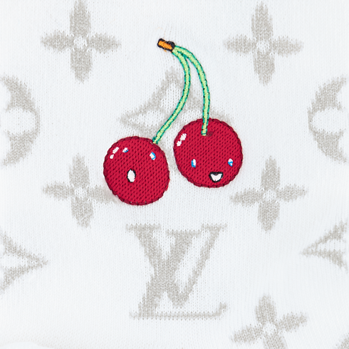 LV x TM Calzini Monogram Cerise S00 Donna Accessori Cappelli e Berretti | LOUIS VUITTON (Zoom prodotto)