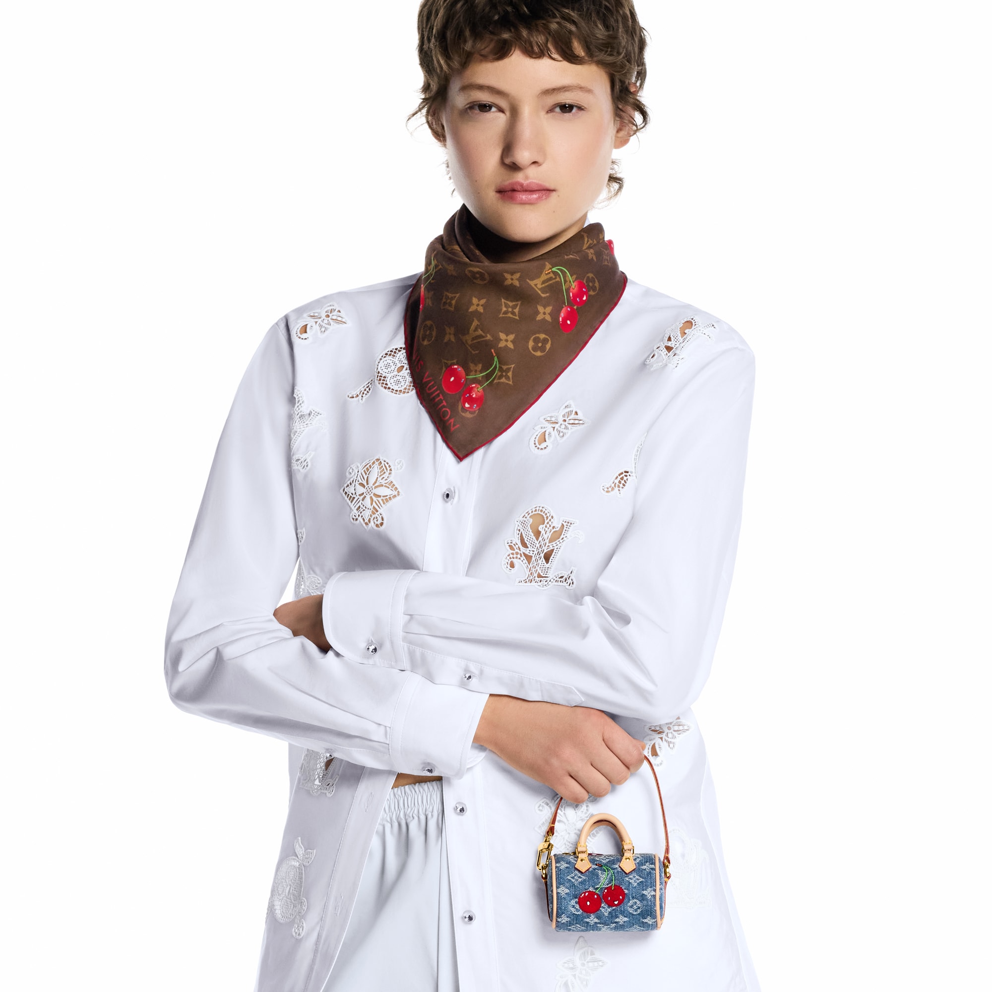 LV x TM Charm per borse Micro Speedy Denim Cerise S00 Donna Accessori Portachiavi e Charms per Borse | LOUIS VUITTON (Zoom prodotto)