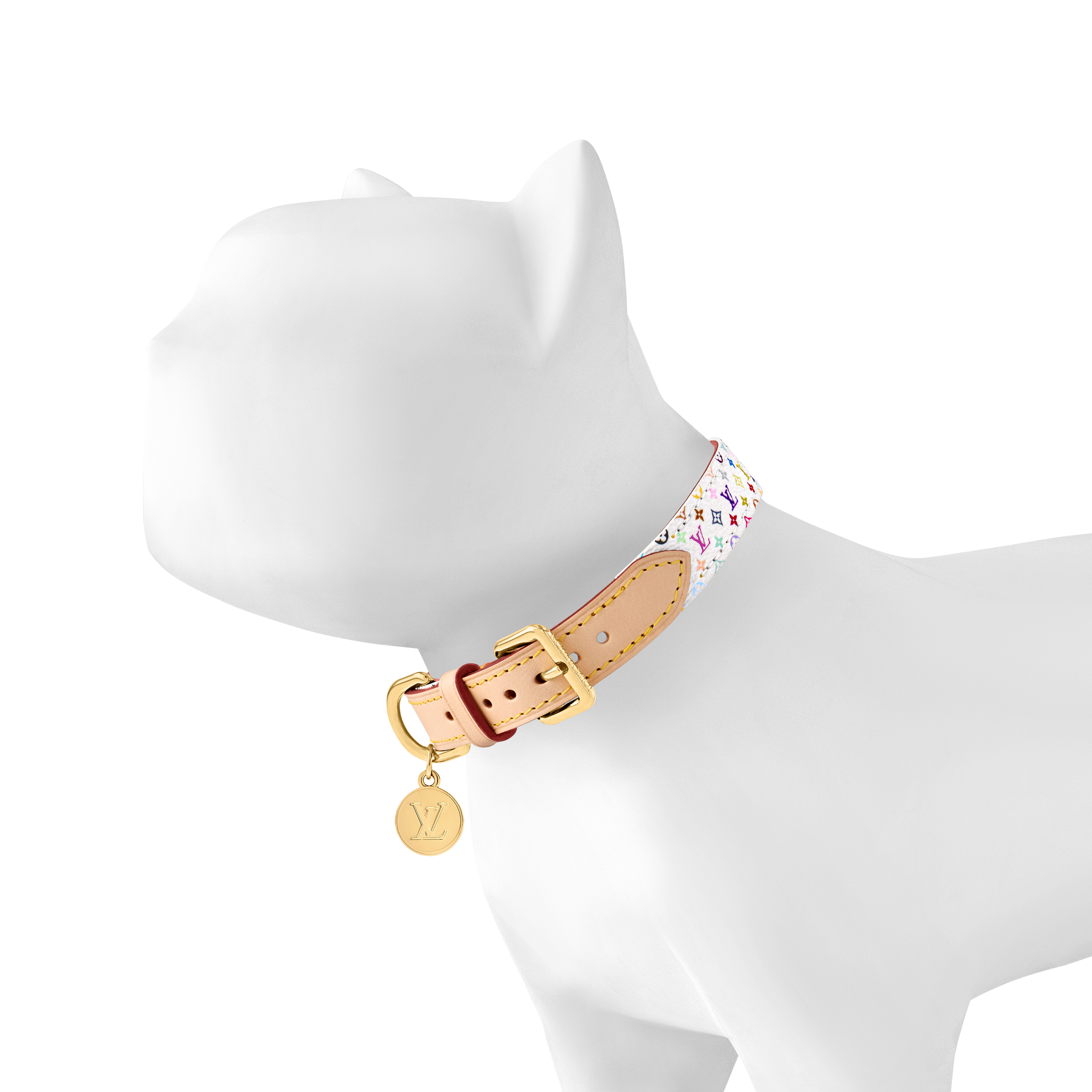 LV x TM Collare MM in tela Monogram Multicolor  Bauli, Viaggio e Casa Accessori per Animali } | LOUIS VUITTON (Zoom prodotto)