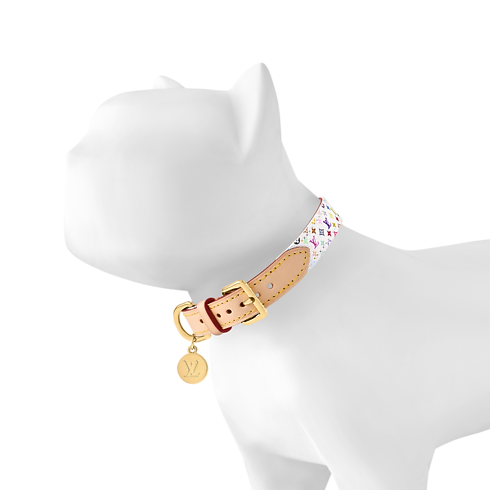 LV x TM Collare MM in tela Monogram Multicolor Bauli, Viaggio e Casa Accessori per Animali } | LOUIS VUITTON (Zoom prodotto)