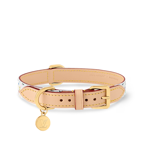 LV x TM Collare MM in tela Monogram Multicolor Bauli, Viaggio e Casa Accessori per Animali } | LOUIS VUITTON (Zoom prodotto)