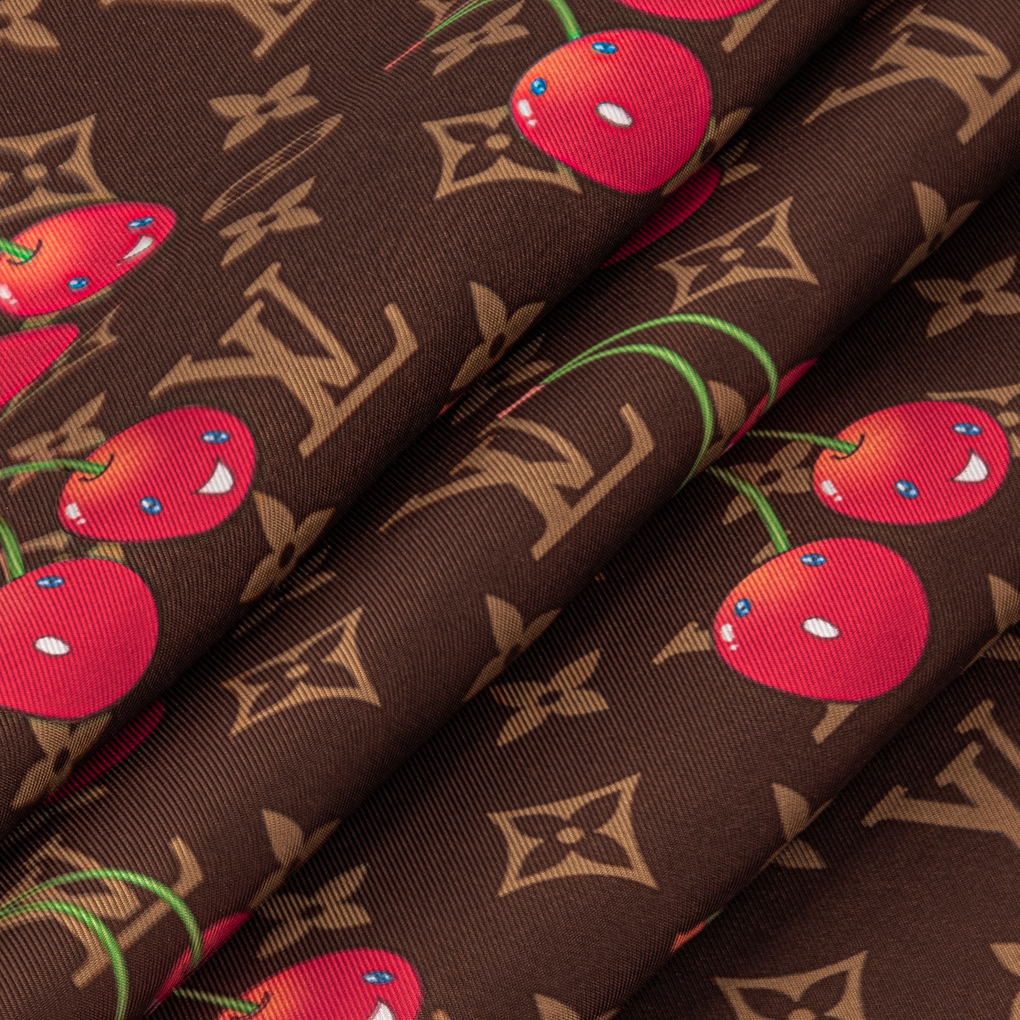 LV x TM Foulard Monogram Cerise 90 S00 Donna Accessori Foulard in seta e Bandeaux | LOUIS VUITTON (Zoom prodotto)