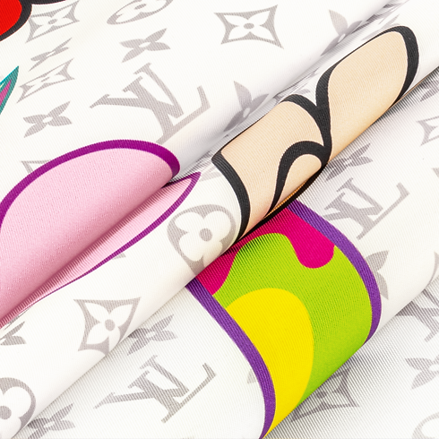 LV x TM Foulard Monogram Superflat 90 S00 Donna Accessori Foulard in seta e Bandeaux | LOUIS VUITTON (Zoom prodotto)