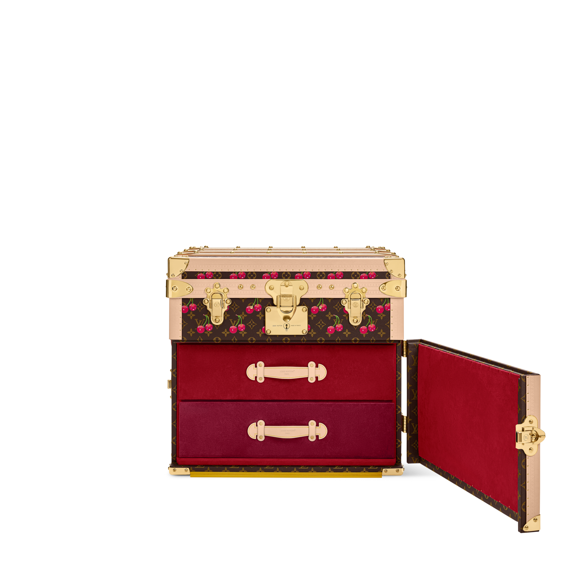 LV x TM Malle Courrier Lozine Carré Cherry Autres Toiles Monogram Bauli, Viaggio e Casa Bauli e Contenitori Bauli e Valigie | LOUIS VUITTON (Zoom prodotto)
