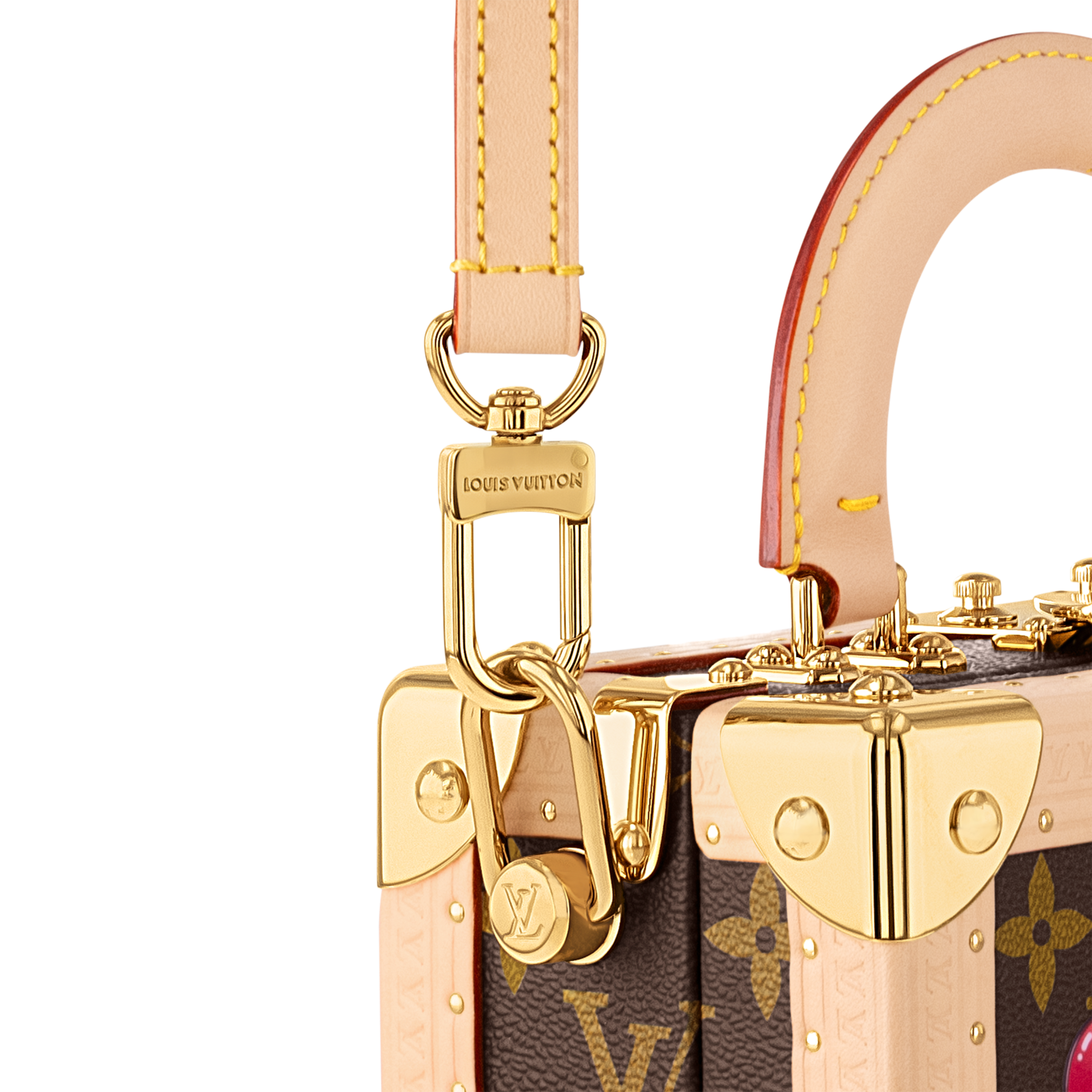 LV x TM Mini Square Trunk Cherry Autres Toiles Monogram Bauli, Viaggio e Casa Bauli e Contenitori Wearable Trunks | LOUIS VUITTON (Zoom prodotto)