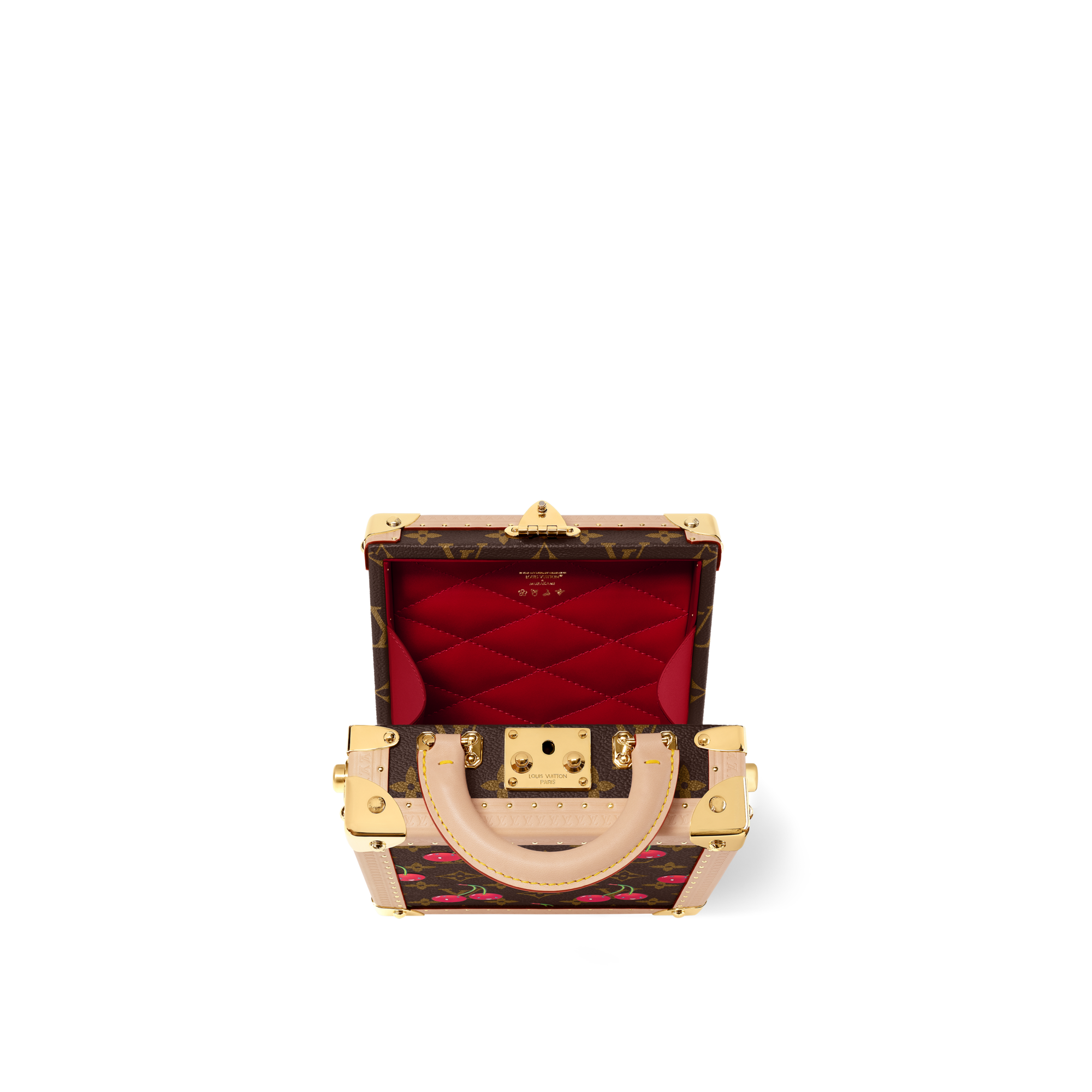 LV x TM Mini Square Trunk Cherry Autres Toiles Monogram Bauli, Viaggio e Casa Bauli e Contenitori Wearable Trunks | LOUIS VUITTON (Zoom prodotto)