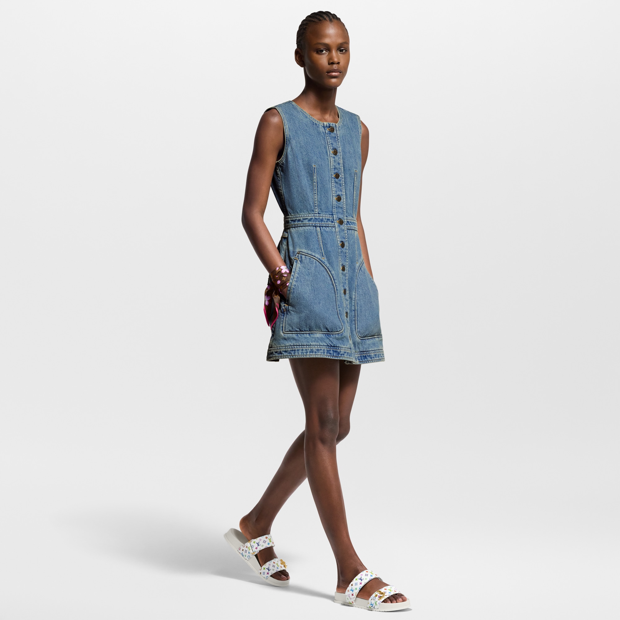 LV x TM Mule bassa Bom Dia  Donna Calzature Mules e Sliders | LOUIS VUITTON (Zoom prodotto)