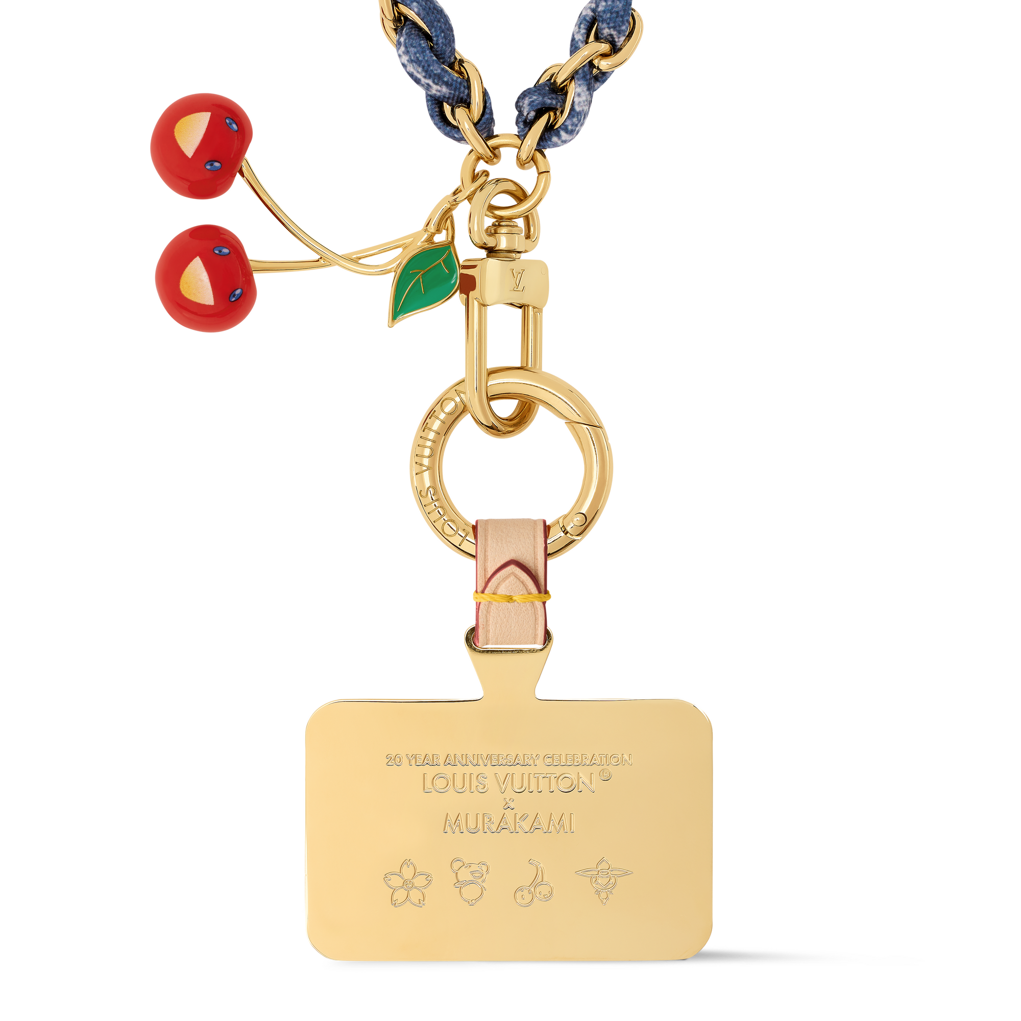 LV x TM Porta telefono Denim Cerise S00 Donna Accessori Portachiavi e Charms per Borse | LOUIS VUITTON (Zoom prodotto)
