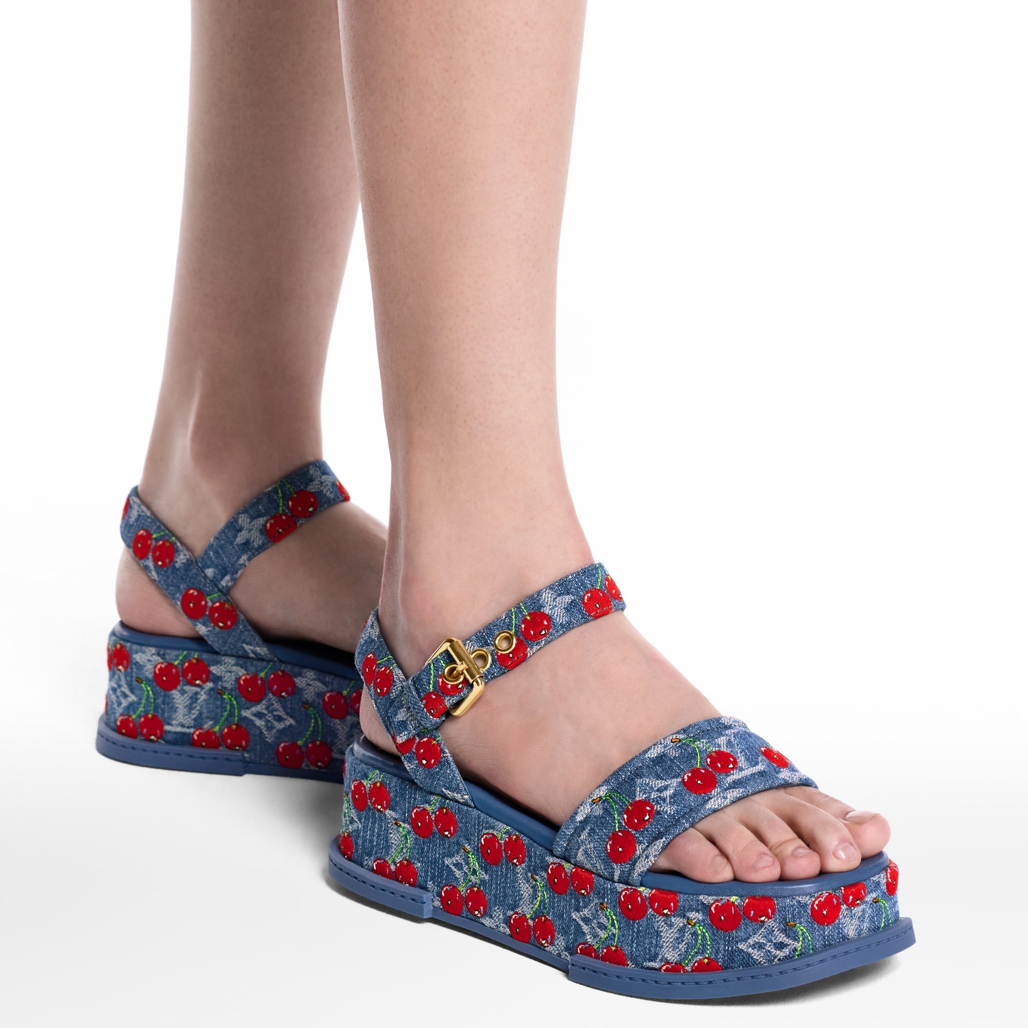 LV x TM Sandalo Flatform Maya  Donna Calzature Sandali e Espadrillas | LOUIS VUITTON (Zoom prodotto)