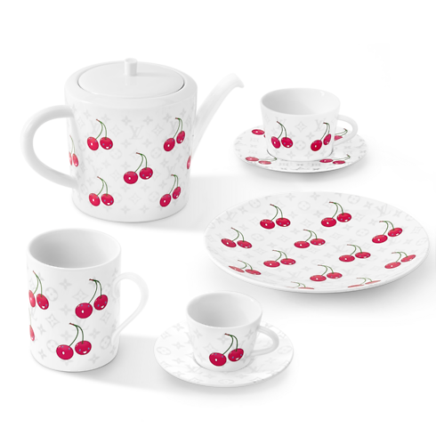 LV x TM Set of 2 Dessert Plates Monogram Cerises Bauli, Viaggio e Casa Casa e Art de la Table Art de la Table | LOUIS VUITTON (Zoom prodotto)