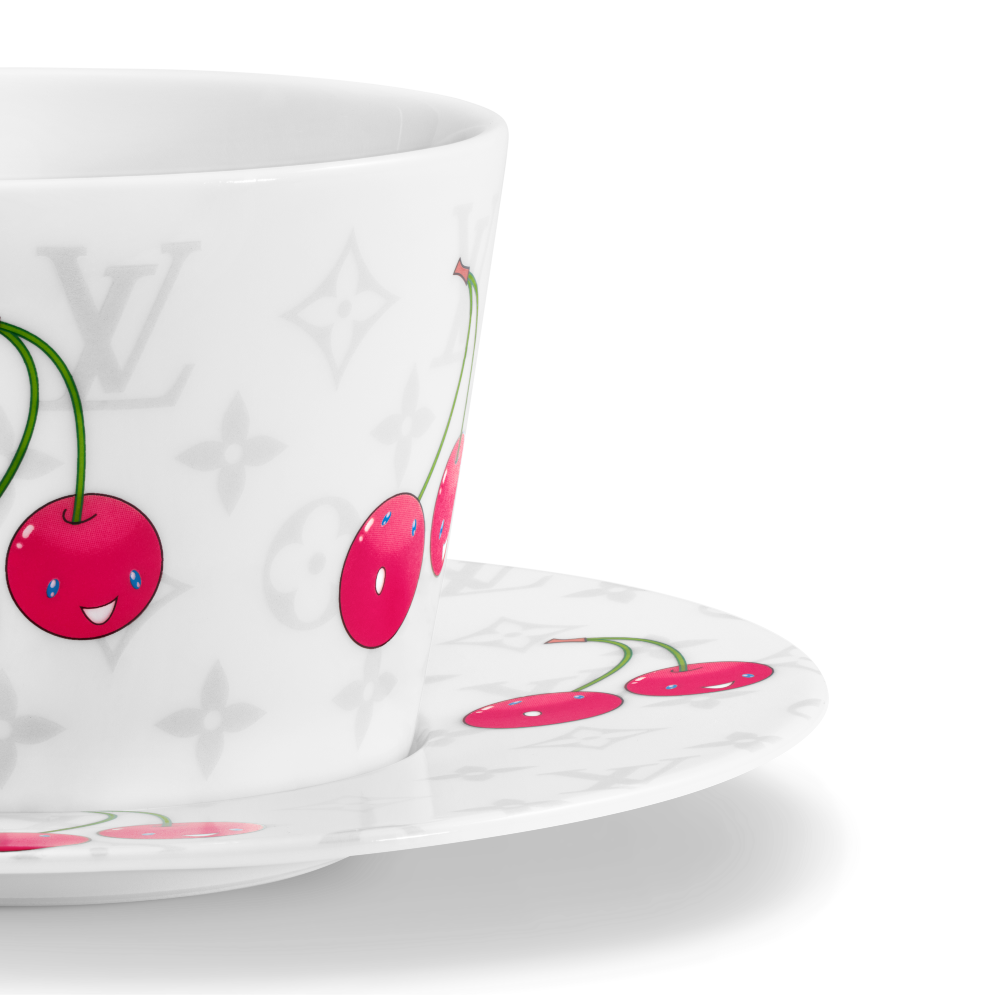 LV x TM Set of 2 Teacups and Saucers Monogram Cerises Bauli, Viaggio e Casa Casa e Art de la Table Art de la Table | LOUIS VUITTON (Zoom prodotto)