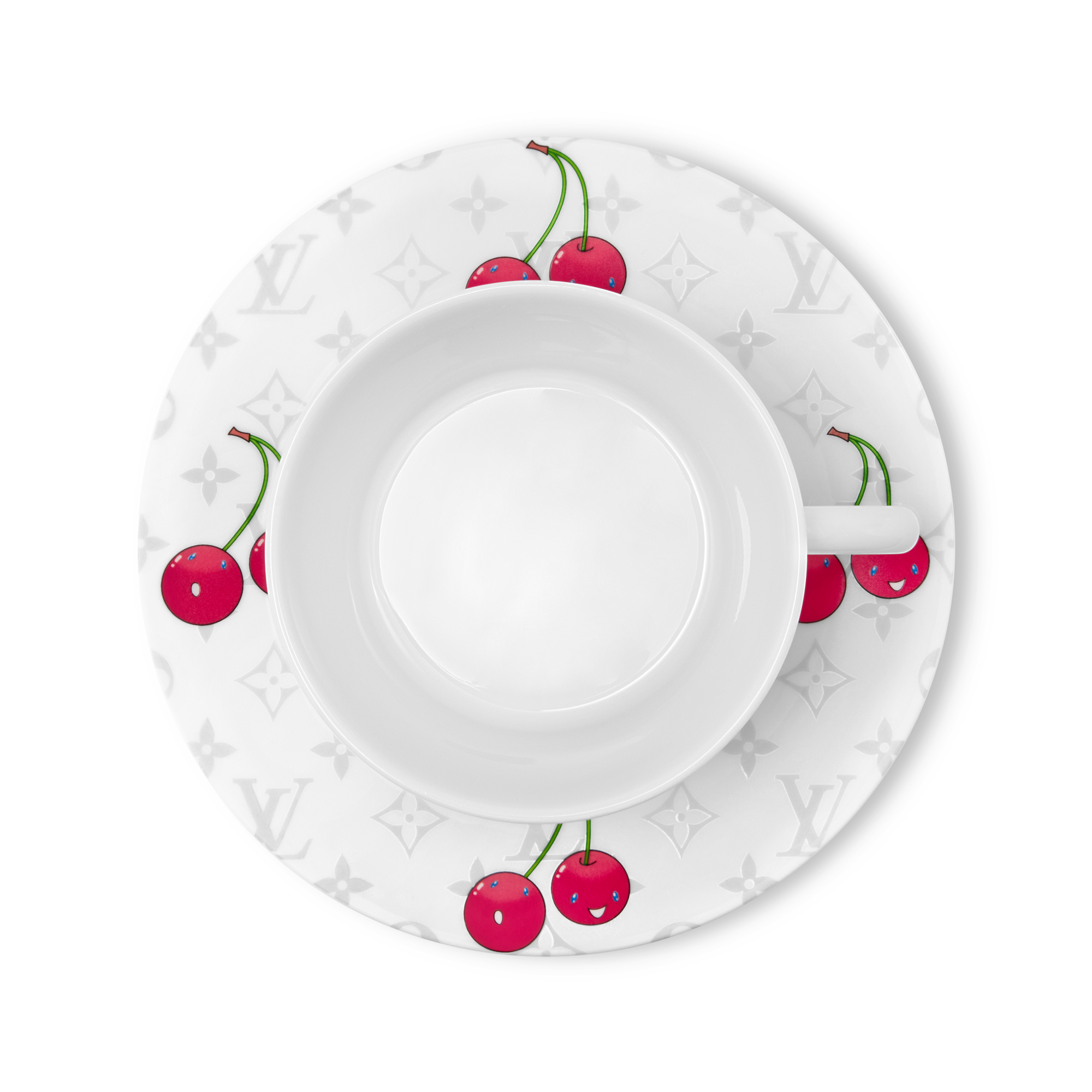 LV x TM Set of 2 Teacups and Saucers Monogram Cerises Bauli, Viaggio e Casa Casa e Art de la Table Art de la Table | LOUIS VUITTON (Zoom prodotto)