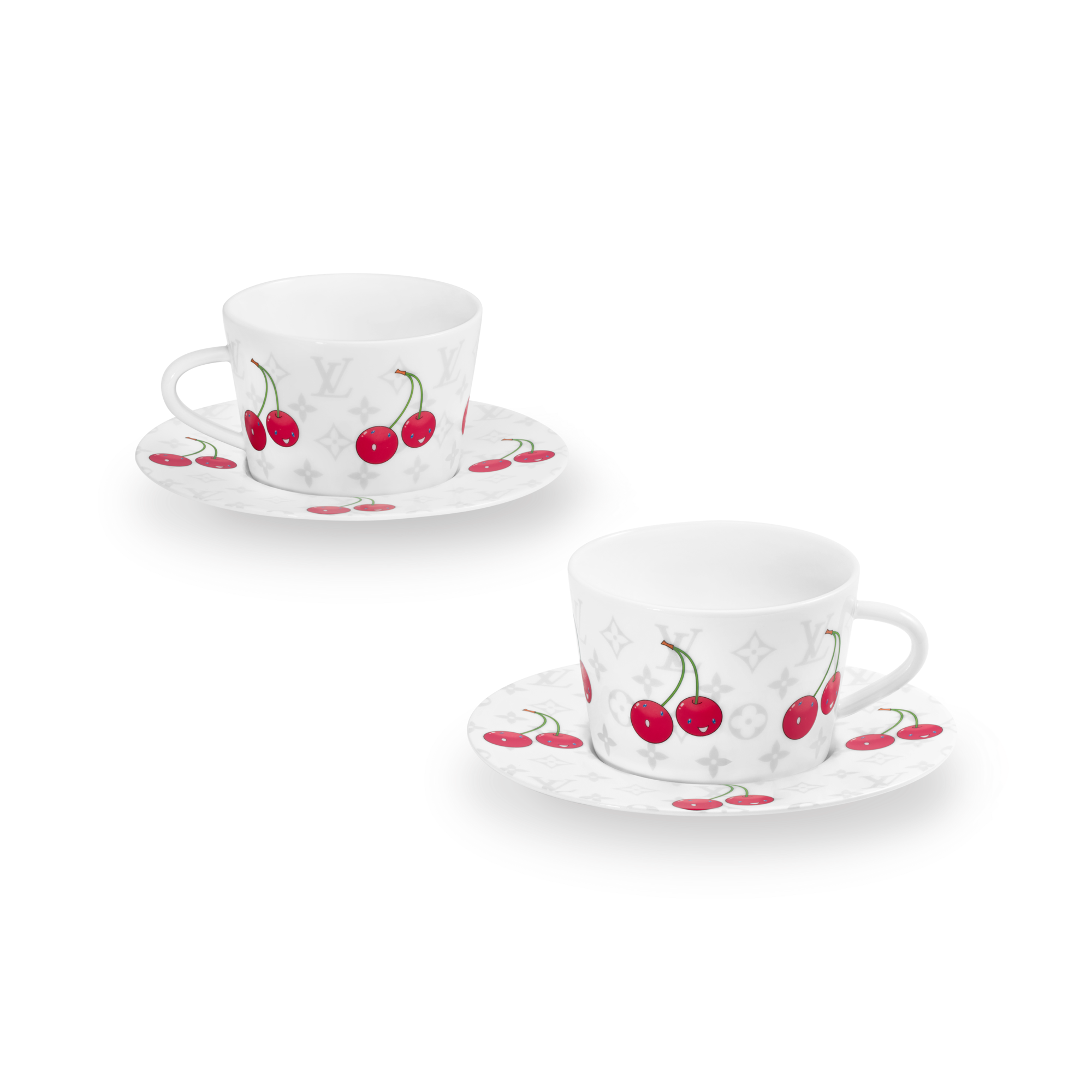 LV x TM Set of 2 Teacups and Saucers Monogram Cerises Bauli, Viaggio e Casa Casa e Art de la Table Art de la Table | LOUIS VUITTON (Zoom prodotto)
