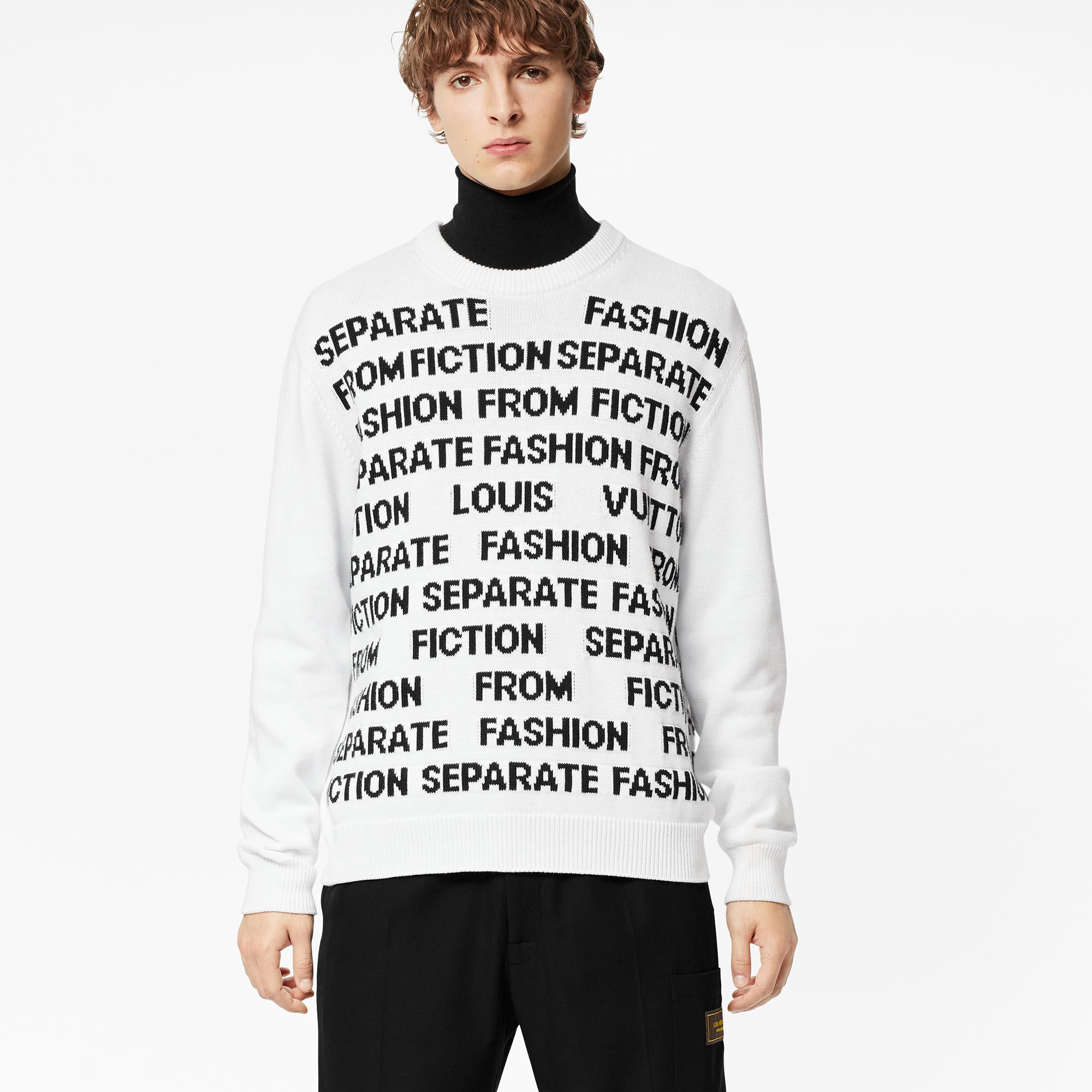 Maglione con motivo LV Letters - Abbigliamento | LOUIS VUITTON