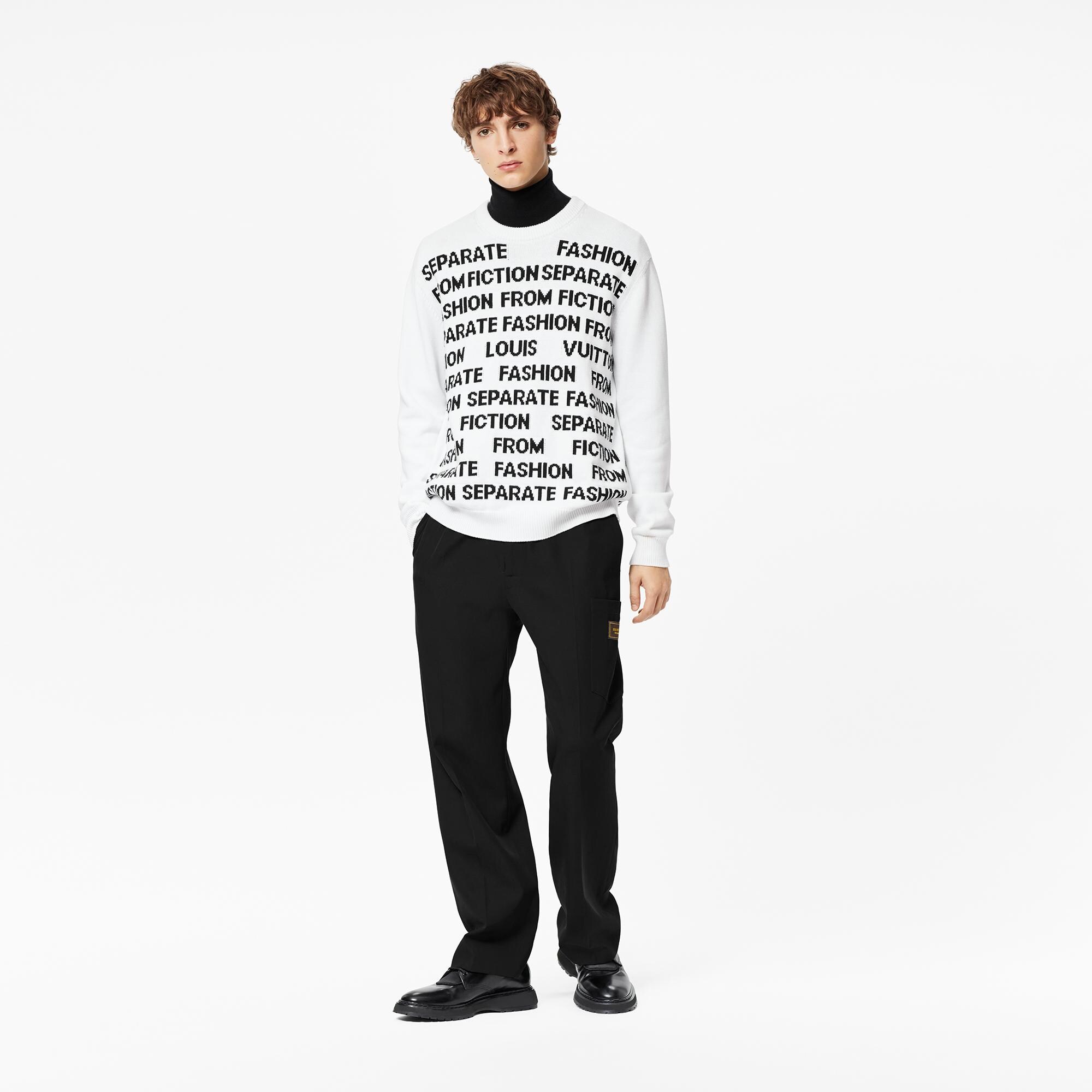 Maglione con motivo LV Letters - Abbigliamento | LOUIS VUITTON