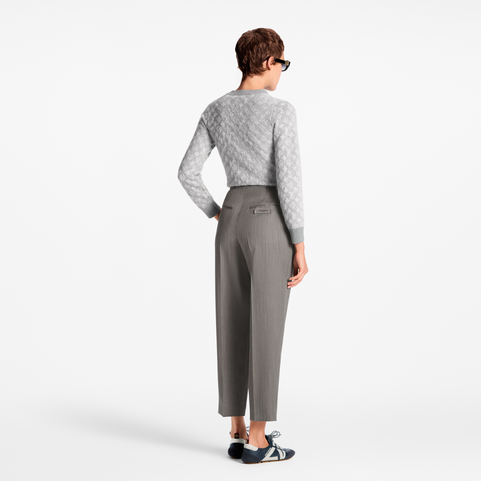 Maglione in maglia spazzolata con motivo Monogram  Donna Abbigliamento Maglieria | LOUIS VUITTON (Zoom prodotto)